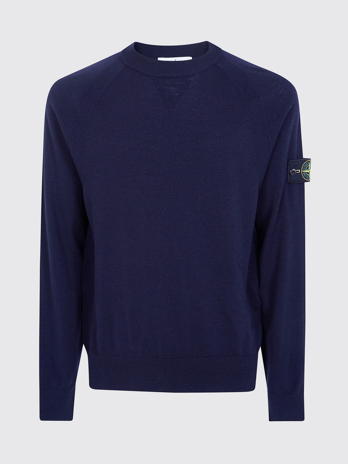 STONE ISLAND SWEATER: Sweater men Stone Island, Blue - Img 2