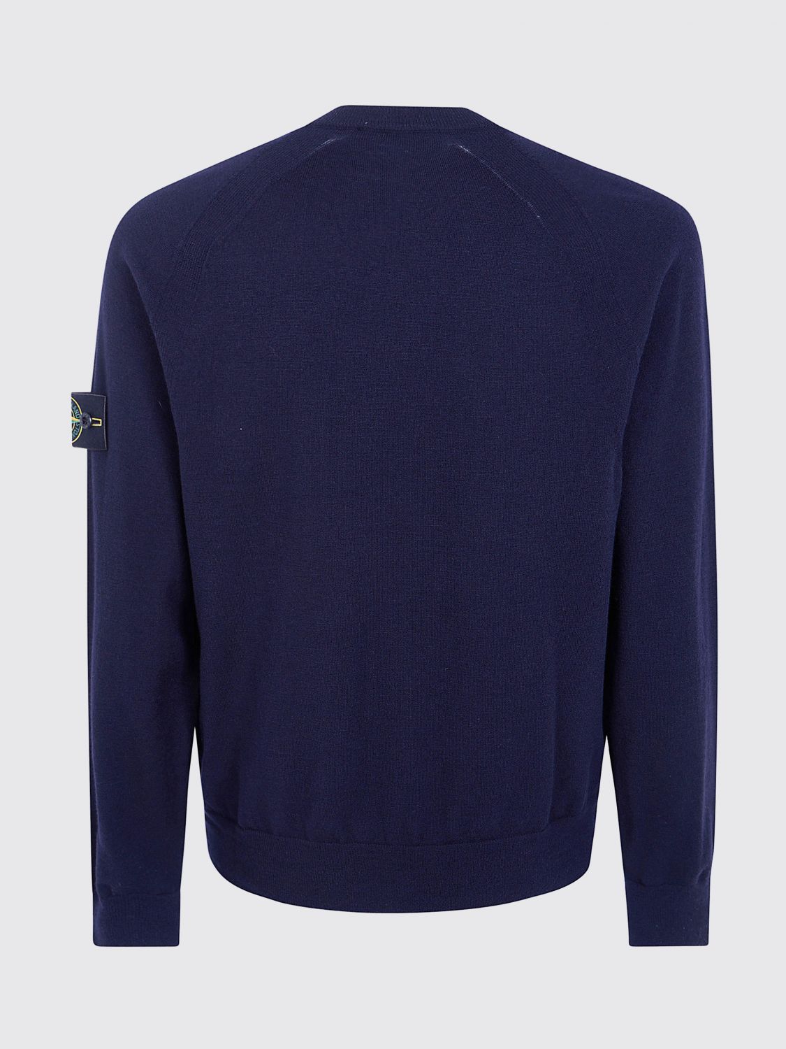 STONE ISLAND SWEATER: Sweater men Stone Island, Blue - Img 3