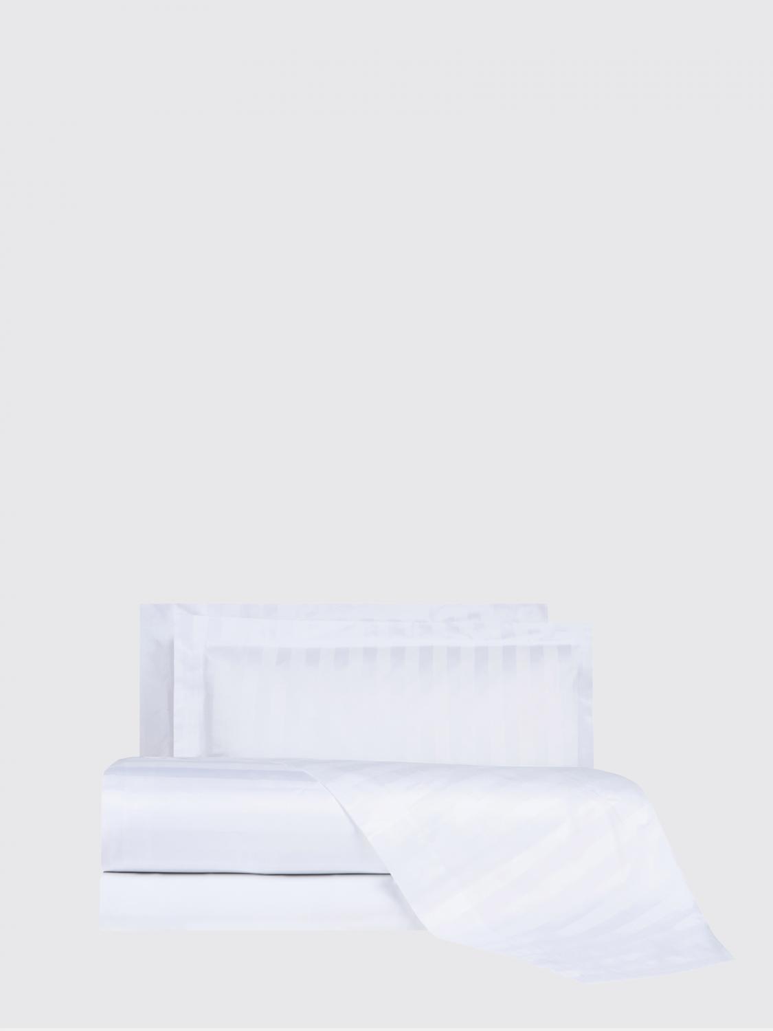 BELLORA BEDDING SETS: Onice Small Double Duvet Cover Set Bellora in Cotton Sateen, White - Img 1