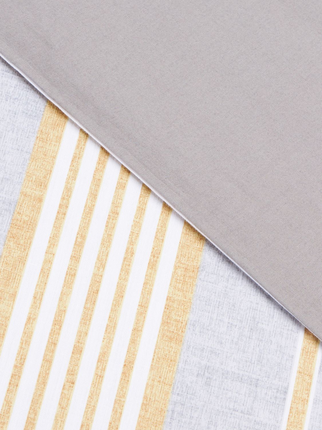 BELLORA BEDDING SETS: Bellora Nico 스트라이프 싱글 이불 커버 세트 코튼 퍼케일 소재, 내추럴 - Img 3