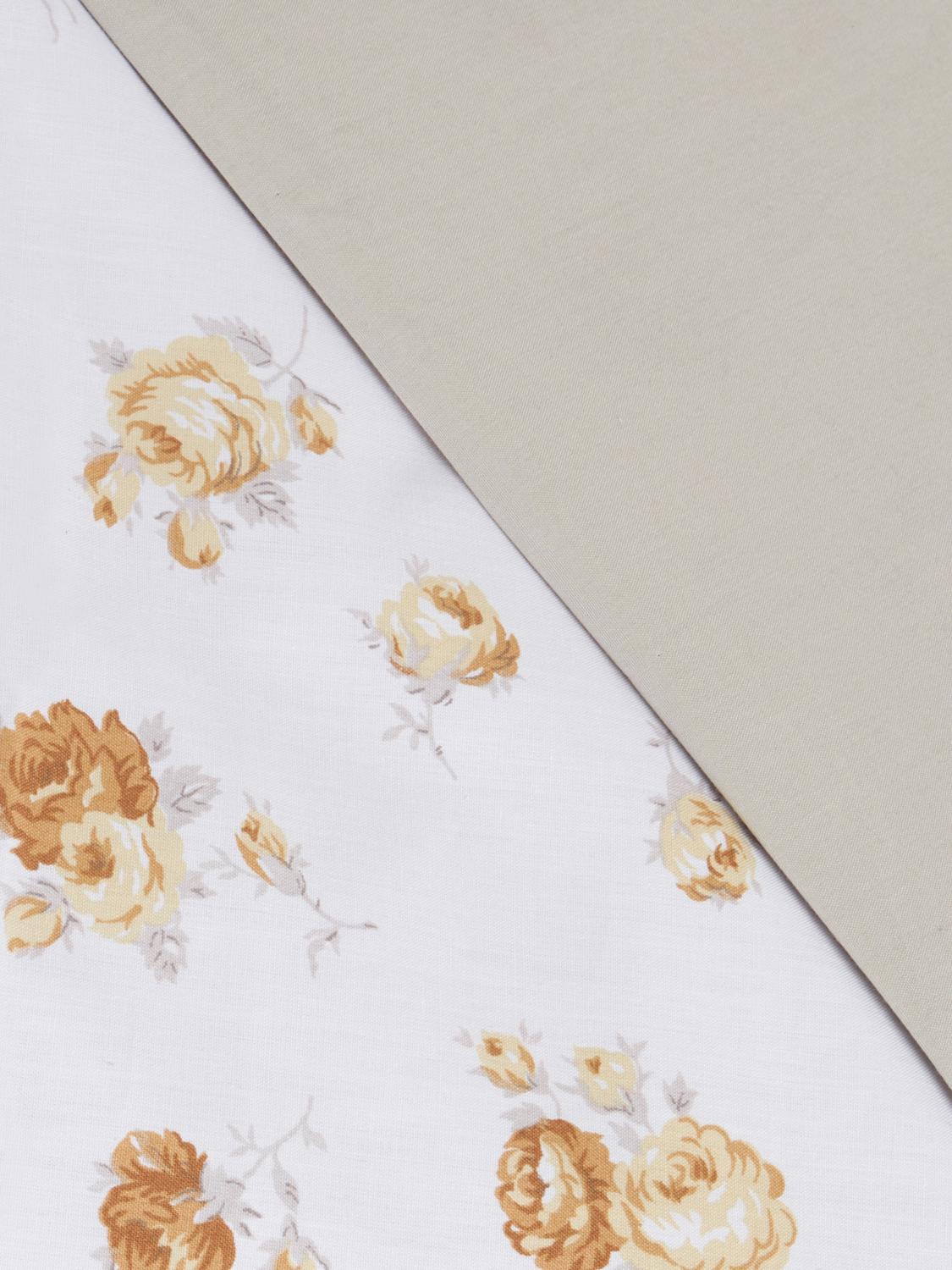 BELLORA BEDDING SETS: Bellora Dora 플로럴 프린트 슈퍼싱글 이불 커버 세트 퍼케일 소재, 내추럴 - Img 3