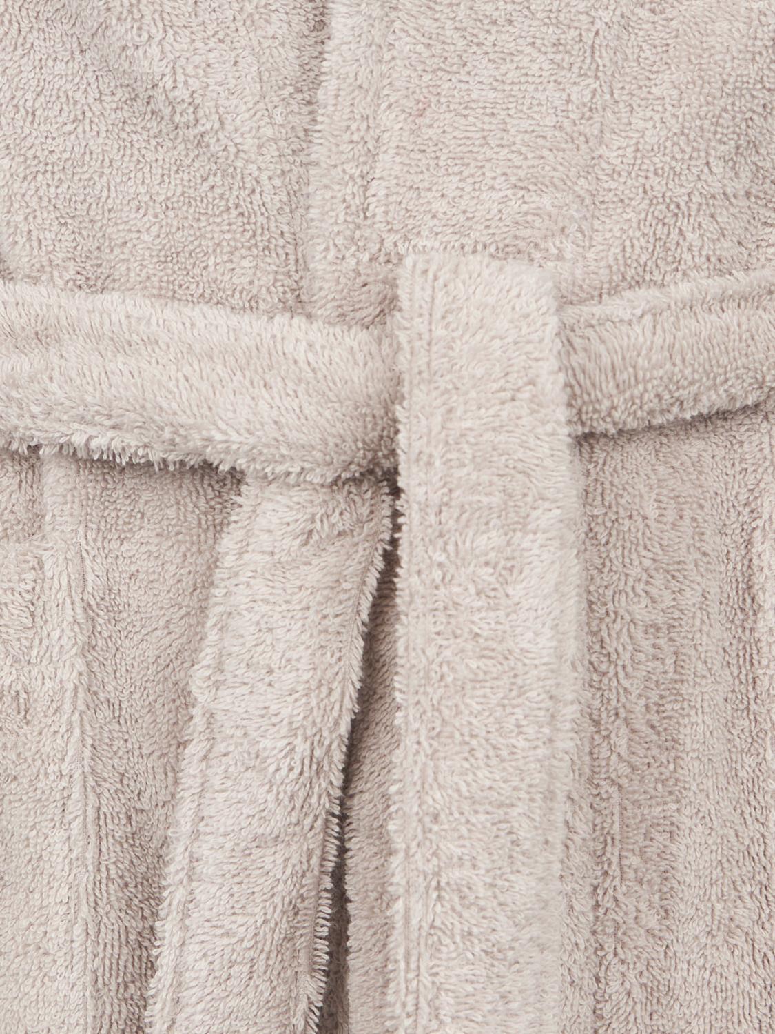 BELLORA BATHROBES: Bellora Fiocco 400gsm 코튼 테리 숄 칼라 목욕 가운, 그레이 - Img 2