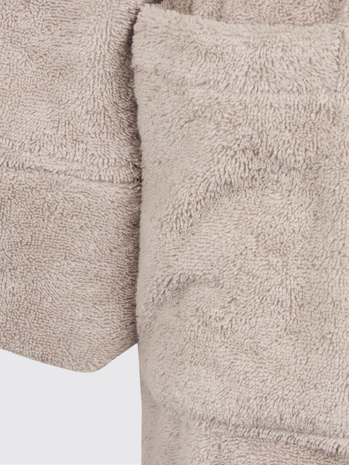BELLORA BATHROBES: Bellora Fiocco 400gsm 코튼 테리 숄 칼라 목욕 가운, 그레이 - Img 3