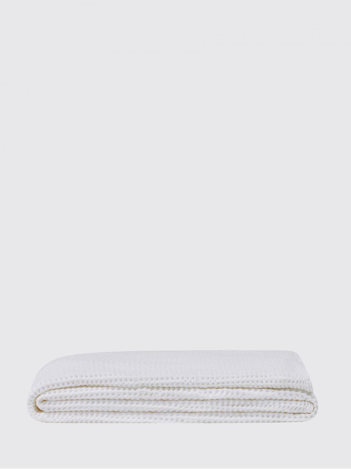 BELLORA BEDCOVERS AND BLANKETS: Bellora Stone Single Summer Bedspread in Waffle Cotton, White - Img 1