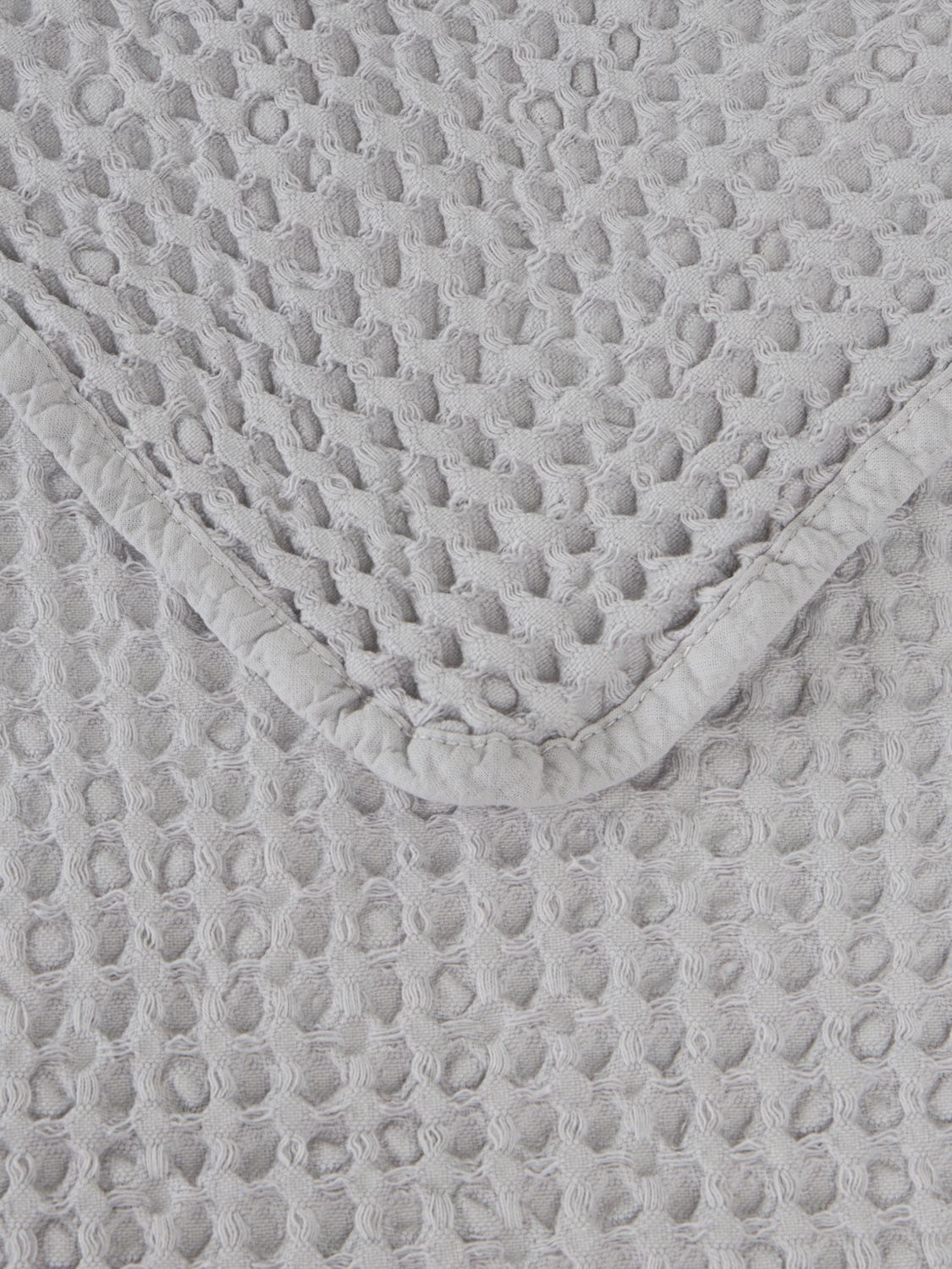 BELLORA BEDCOVERS AND BLANKETS: Bellora 스톤 와플 코튼 싱글 여름 베드스프레드, 그레이 - Img 2