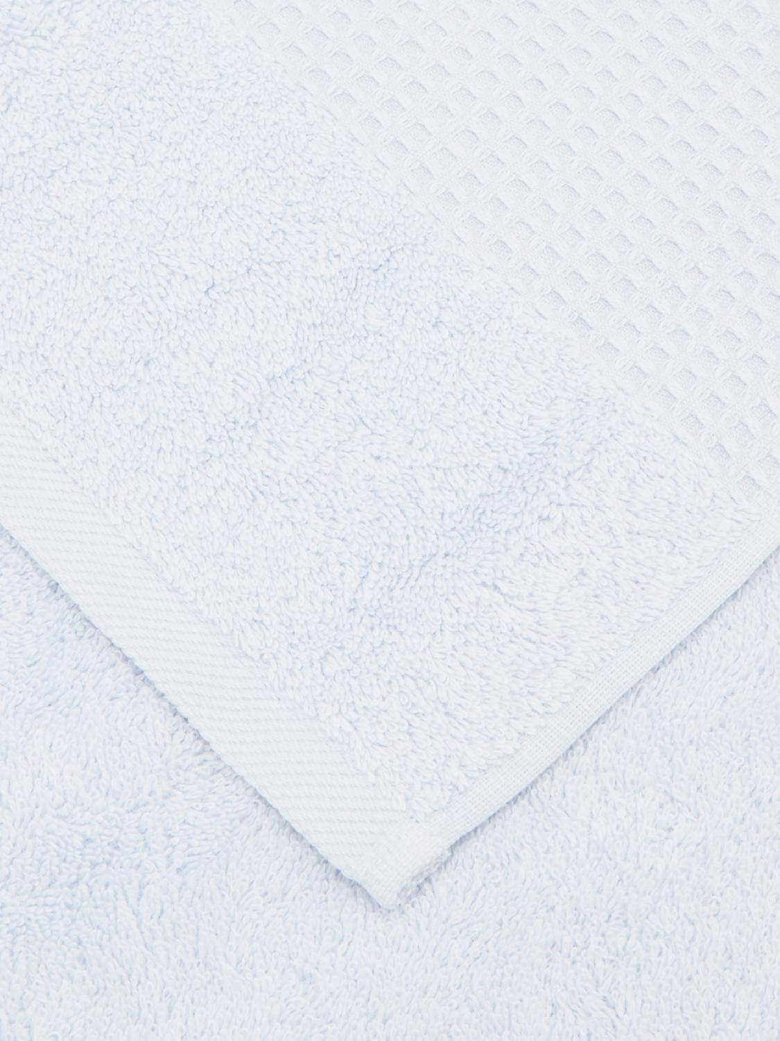 BELLORA SERVIETTES DE TOILETTE ET DE PLAGE: Drap de plage Fiocco Bellora en éponge de coton douce de 500 gr/m², Bleu Azur - Img 2