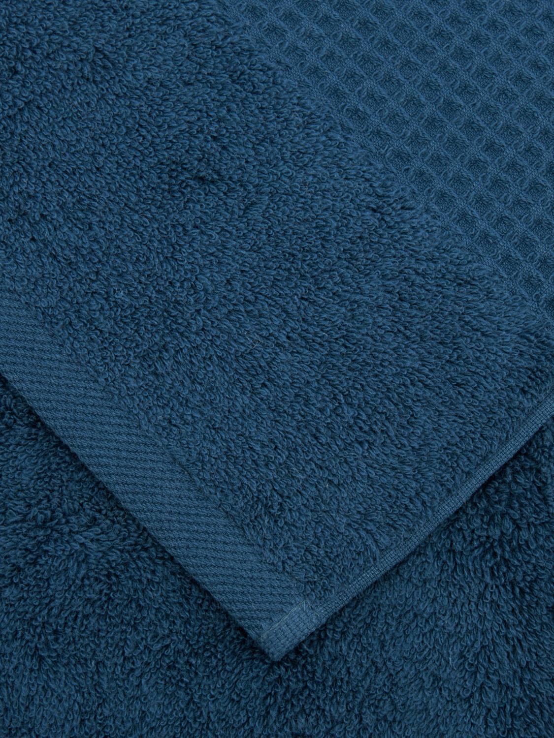 BELLORA SERVIETTES DE TOILETTE ET DE PLAGE: Drap de plage Fiocco Bellora en éponge de coton douce de 500 gr/m², Bleu - Img 2