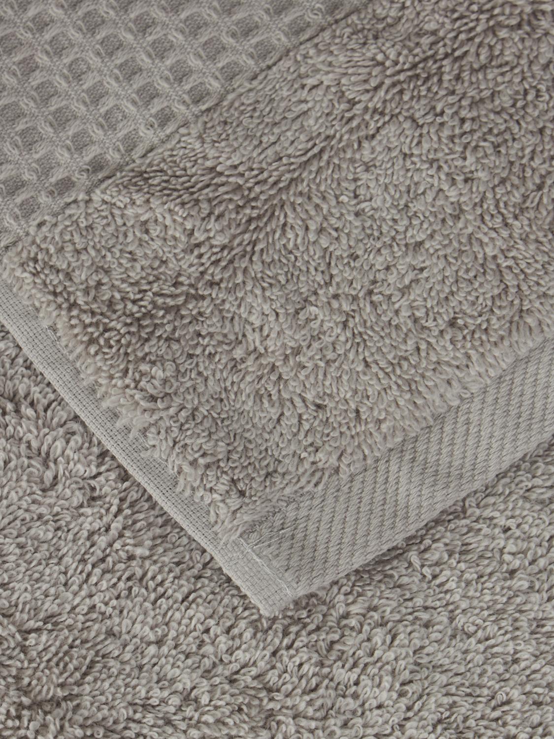 BELLORA BATH AND BEACH TOWELS: Bellora 피오코 500gsm 코튼 테리 타월 2종 세트, 그레이 - Img 2