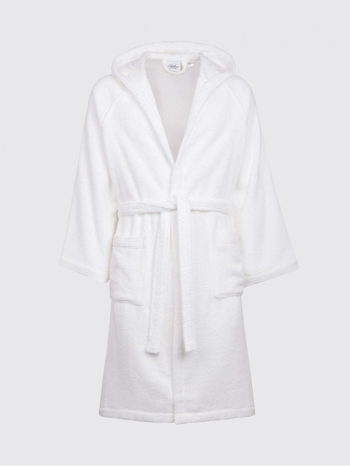 BELLORA BATHROBES: Bellora 피오코 400gsm 코튼 테리 후드 목욕 가운, 화이트 - Img 1