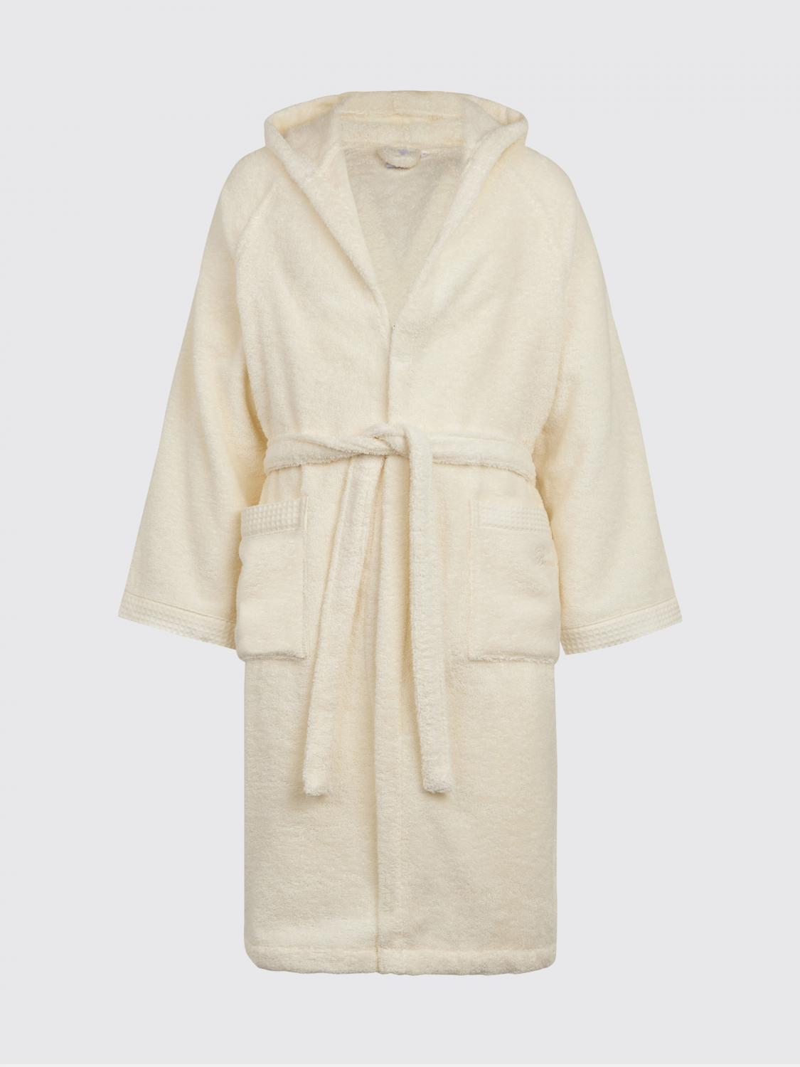 BELLORA BATHROBES: Bellora 피오코 400gsm 코튼 테리 후드 목욕 가운, 옐로우 크림 - Img 1