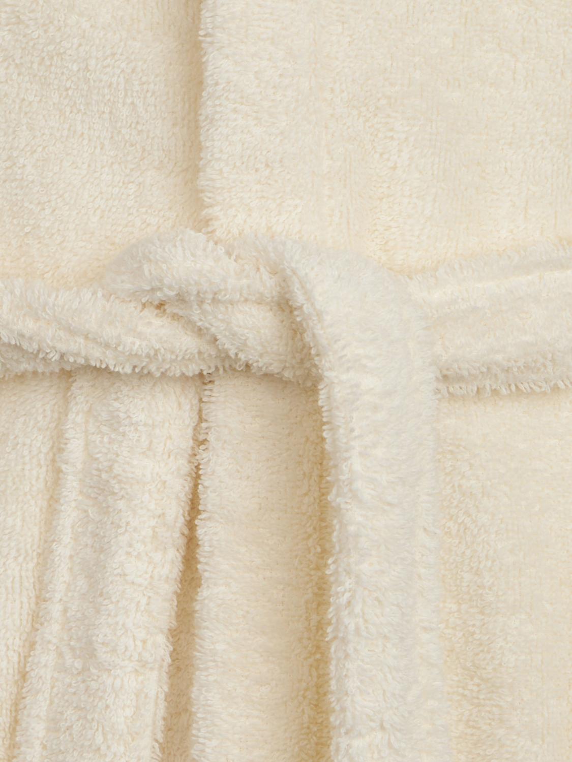 BELLORA BATHROBES: Bellora 피오코 400gsm 코튼 테리 후드 목욕 가운, 옐로우 크림 - Img 2