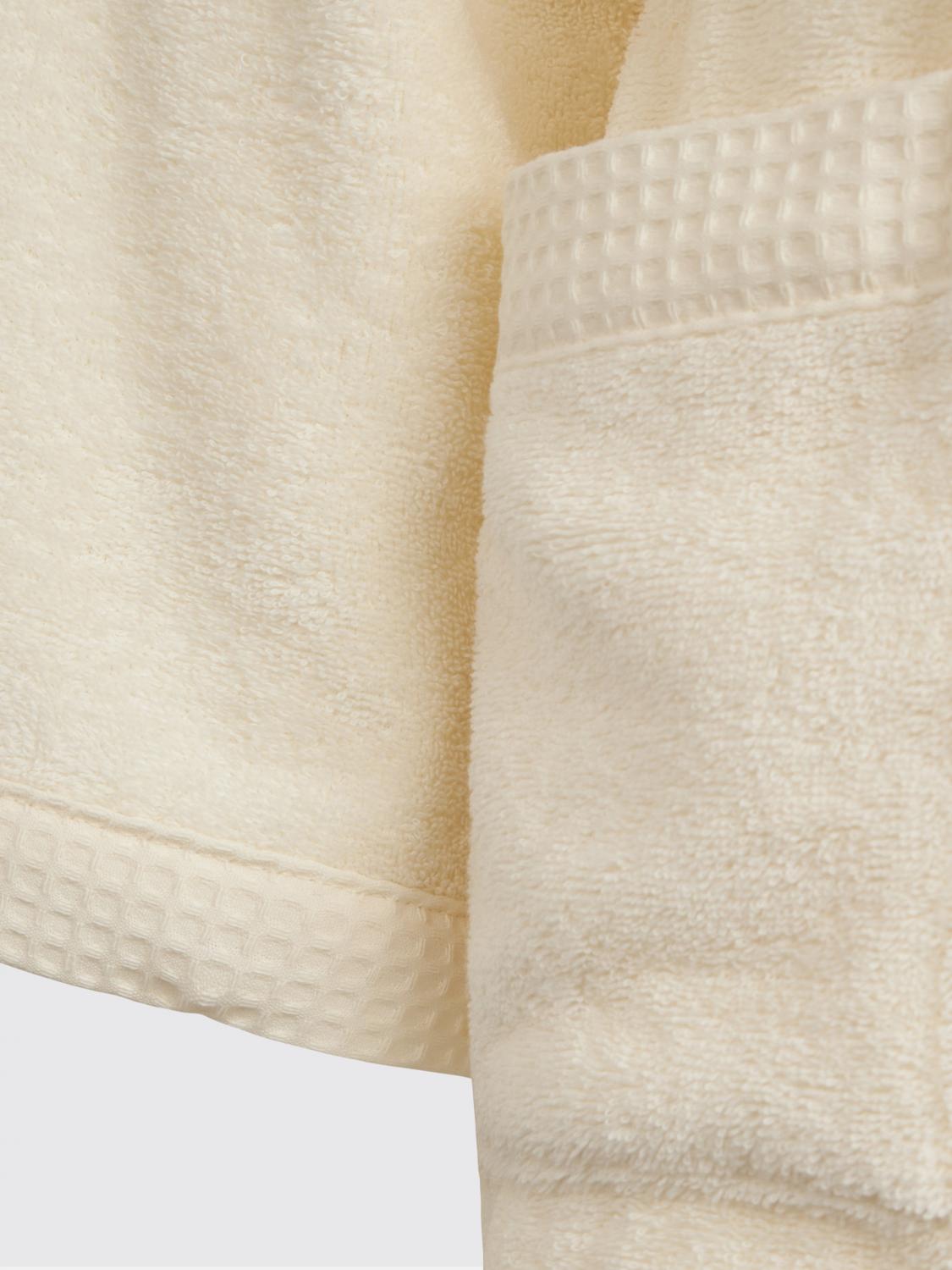 BELLORA BATHROBES: Bellora 피오코 400gsm 코튼 테리 후드 목욕 가운, 옐로우 크림 - Img 3