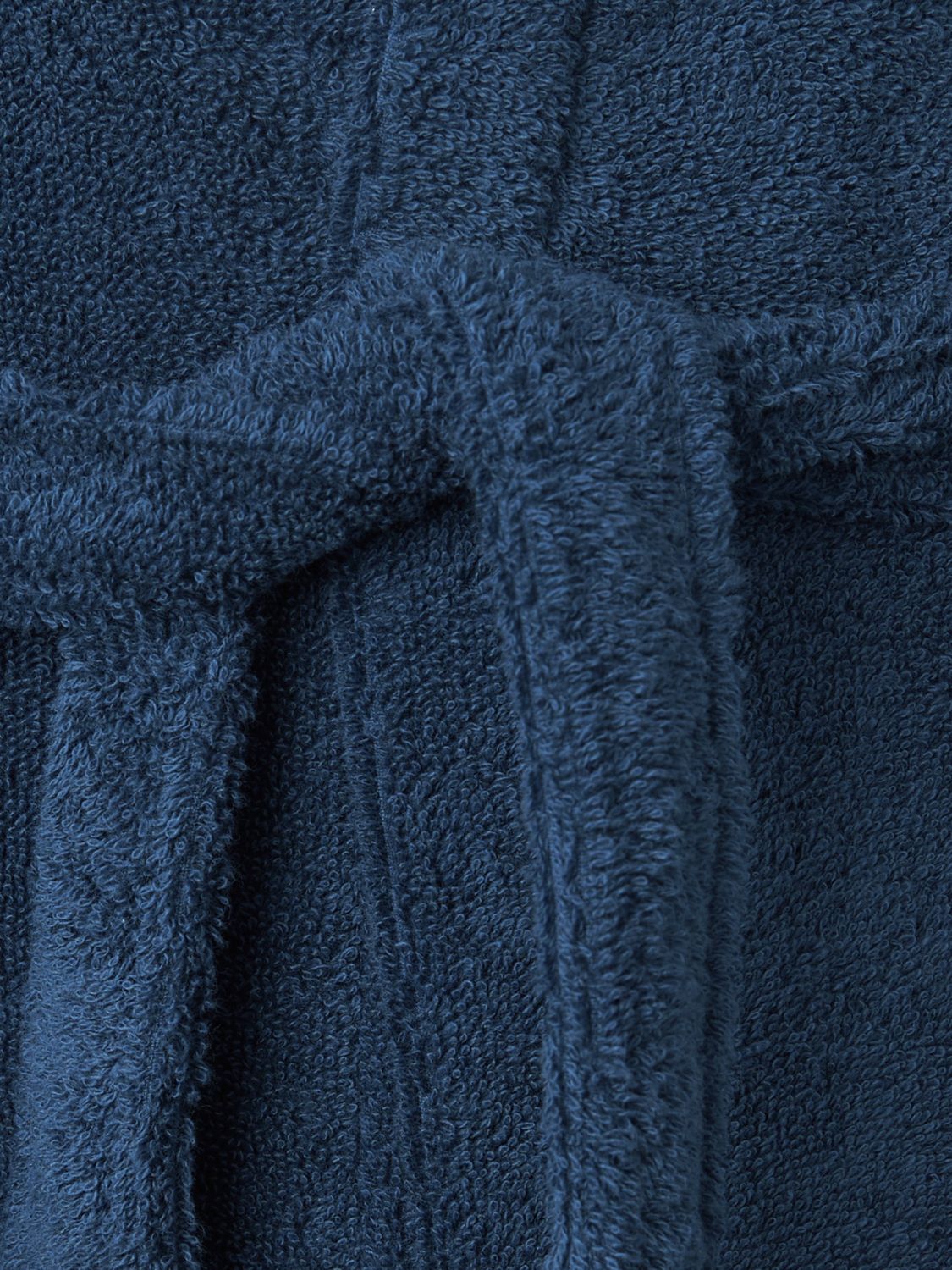 BELLORA BATHROBES: Bellora Fiocco Hooded Bathrobe in 400 gsm Cotton Terry, Blue - Img 2
