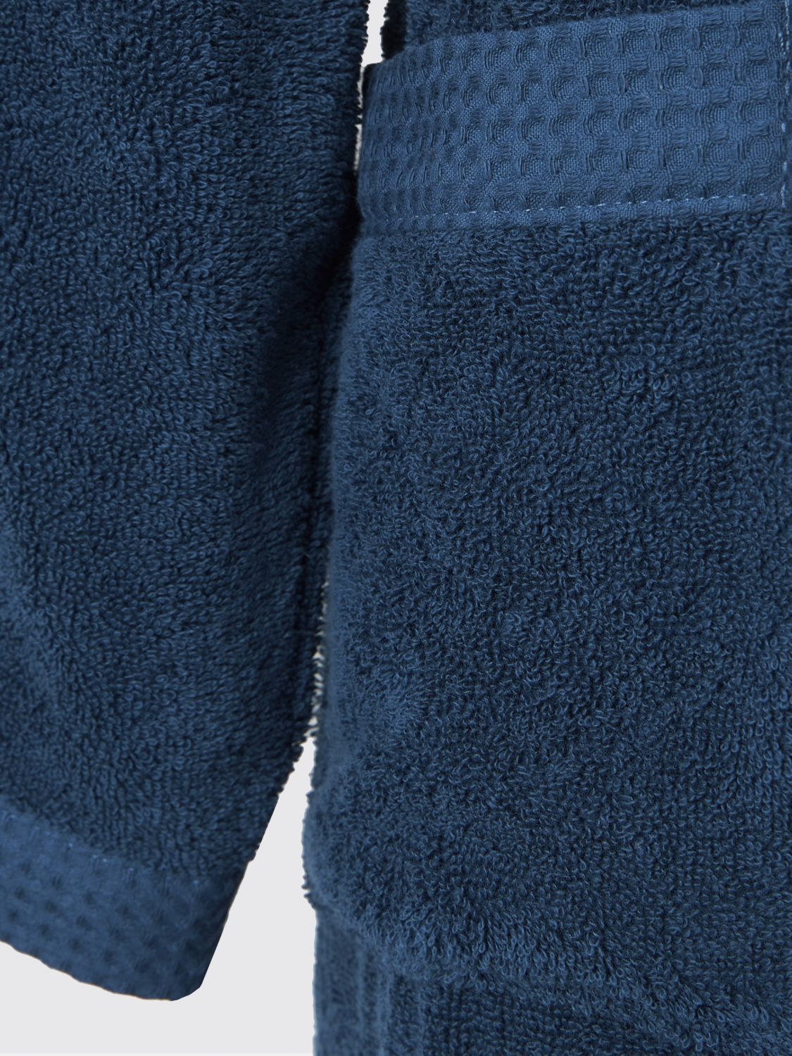 BELLORA BATHROBES: Bellora Fiocco Hooded Bathrobe in 400 gsm Cotton Terry, Blue - Img 3