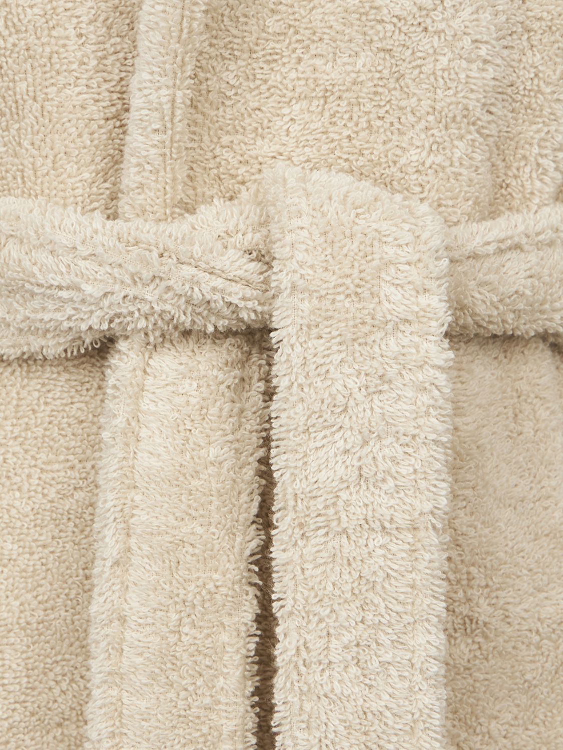 BELLORA BATHROBES: Bellora Fiocco 400gsm コットン フード付きバスローブ, サンド - Img 2
