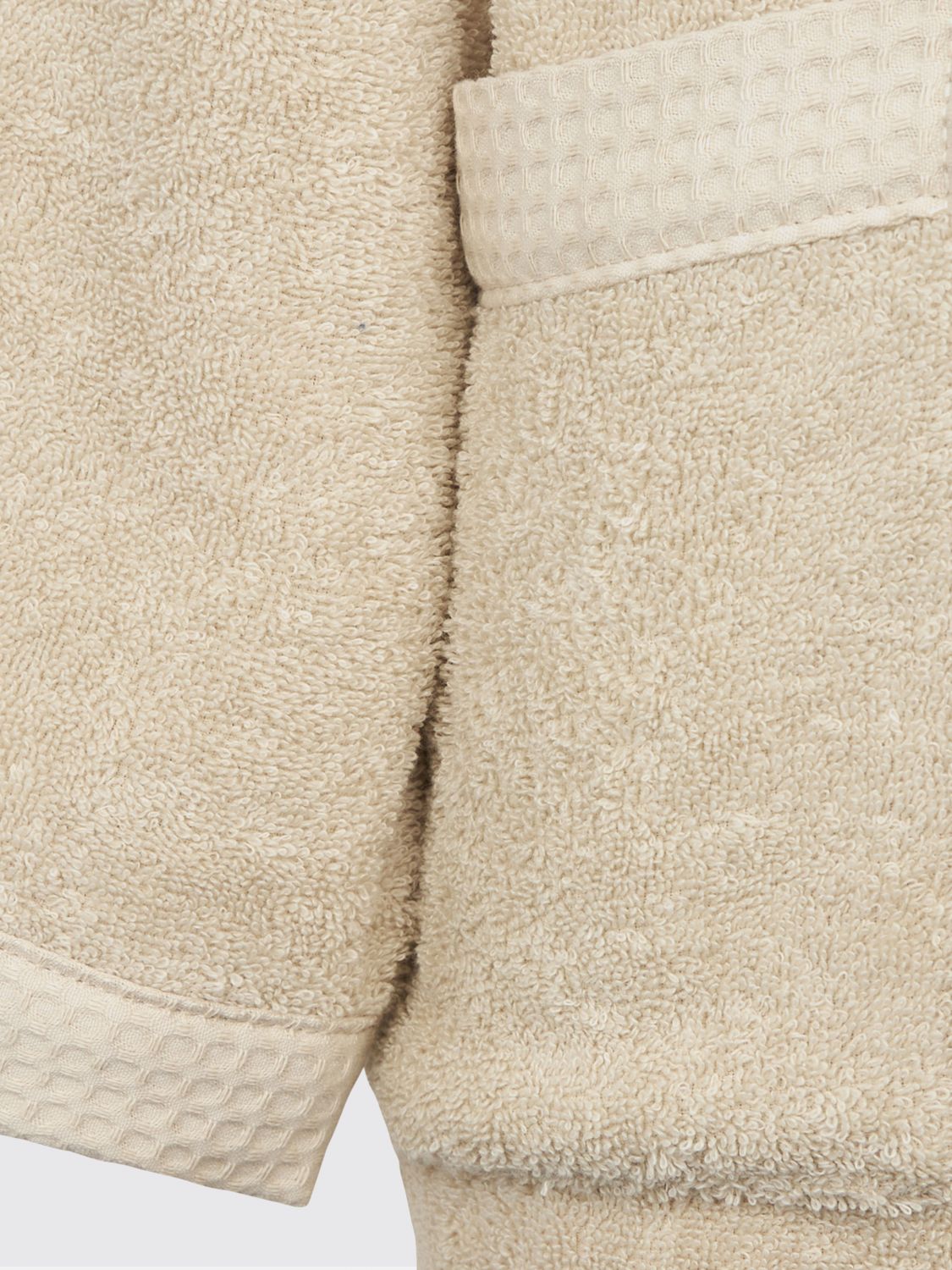 BELLORA BATHROBES: Bellora Fiocco 400gsm コットン フード付きバスローブ, サンド - Img 3