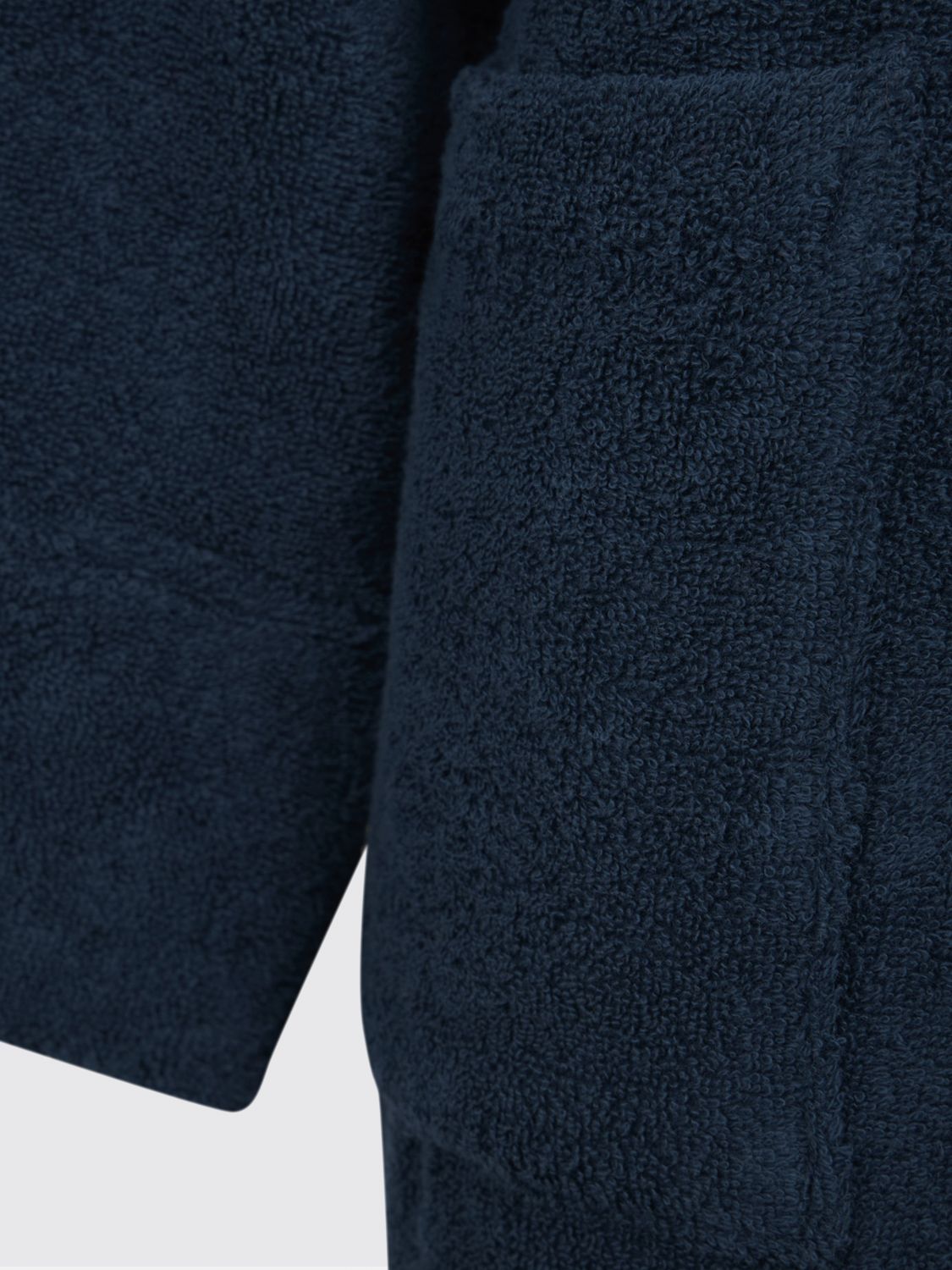 BELLORA BATHROBES: Bellora 「フィオッコ」フード付き コットン テリーバスローブ ベルト付き, ブルー - Img 3