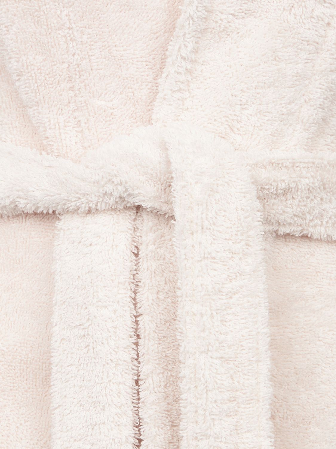 BELLORA BATHROBES: Fiocco Hooded Cotton Terry Bathrobe Bellora with Belt, Pink - Img 2