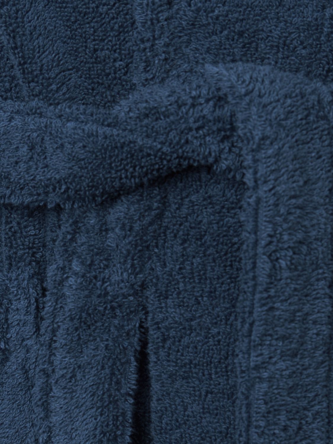 BELLORA BATHROBES: Fiocco Hooded Cotton Terry Bathrobe Bellora with Belt, Avion - Img 2