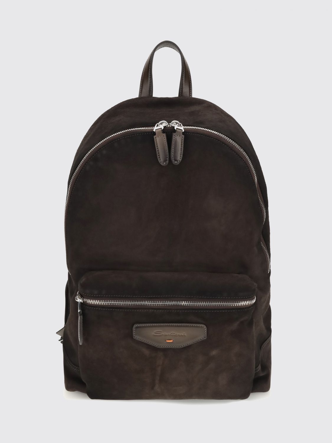 SANTONI BAG: Bag men Santoni, Brown - Img 1