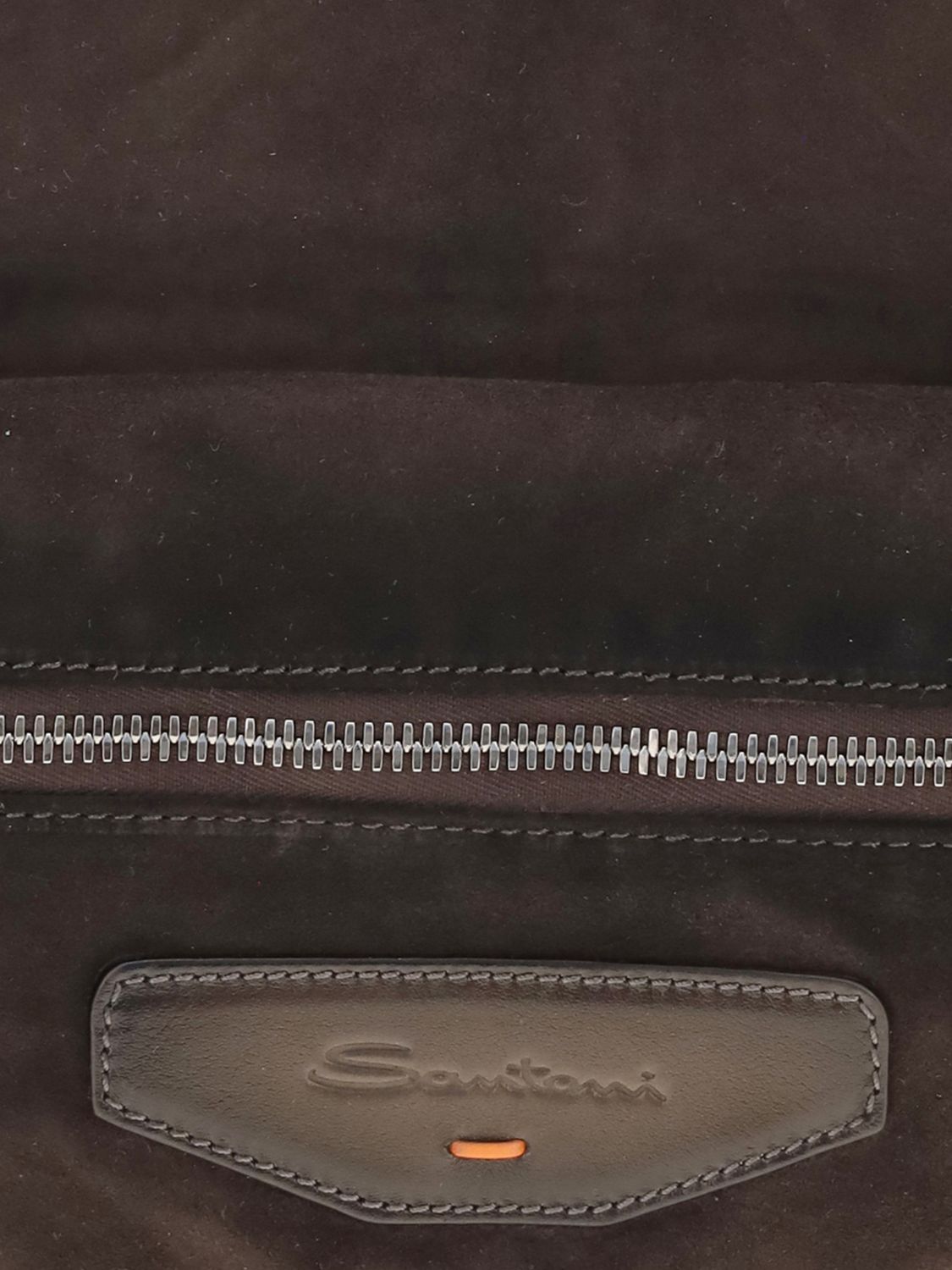 SANTONI BAG: Bag men Santoni, Brown - Img 3