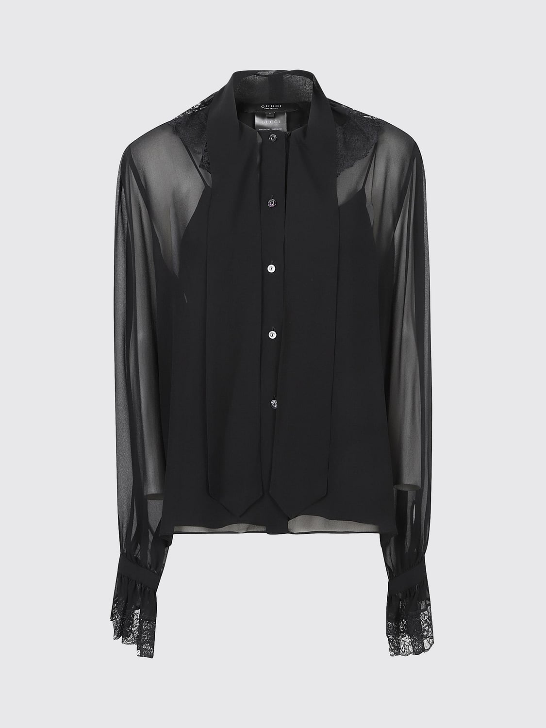 GUCCI CAMISA: Camisa mujer Gucci, Negro - Img 2