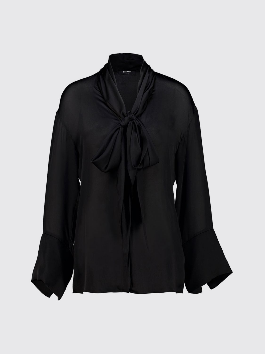 BALMAIN HEMDBLUSE: Hemdbluse damen Balmain, Schwarz - Img 2