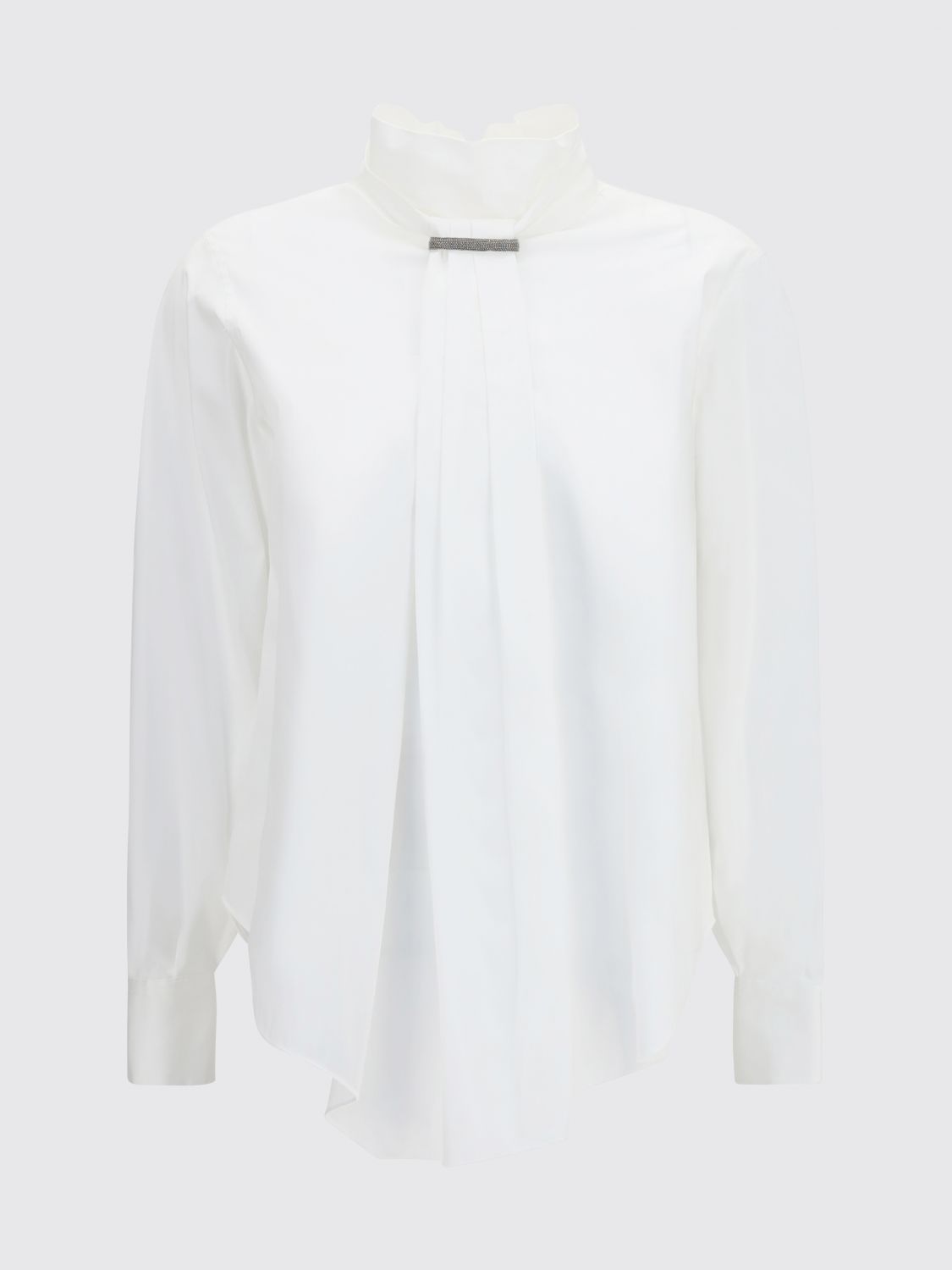 BRUNELLO CUCINELLI CAMISA: Camisa mujer Brunello Cucinelli, Blanco - Img 2