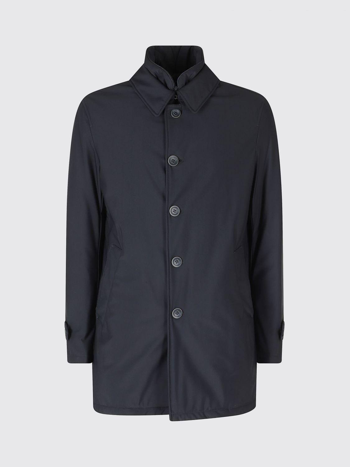 HERNO ABRIGO: Abrigo hombre Herno, Azul Oscuro - Img 2