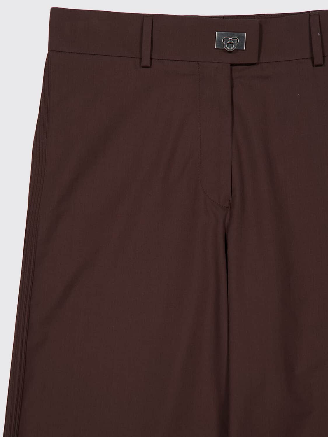 FERRAGAMO PANTALONES: Pantalones mujer Ferragamo, Marrón - Img 4