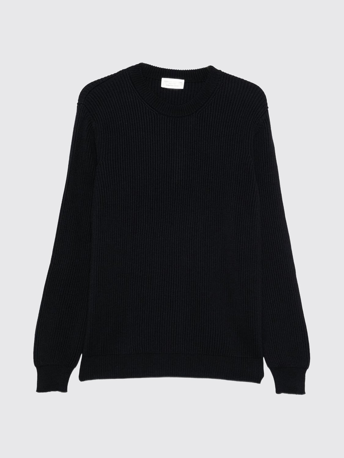ROBERTO COLLINA SWEATER: Roberto Collina Merino Wool Crewneck Jumper with Ribbed Trims, Yellow - Img 4