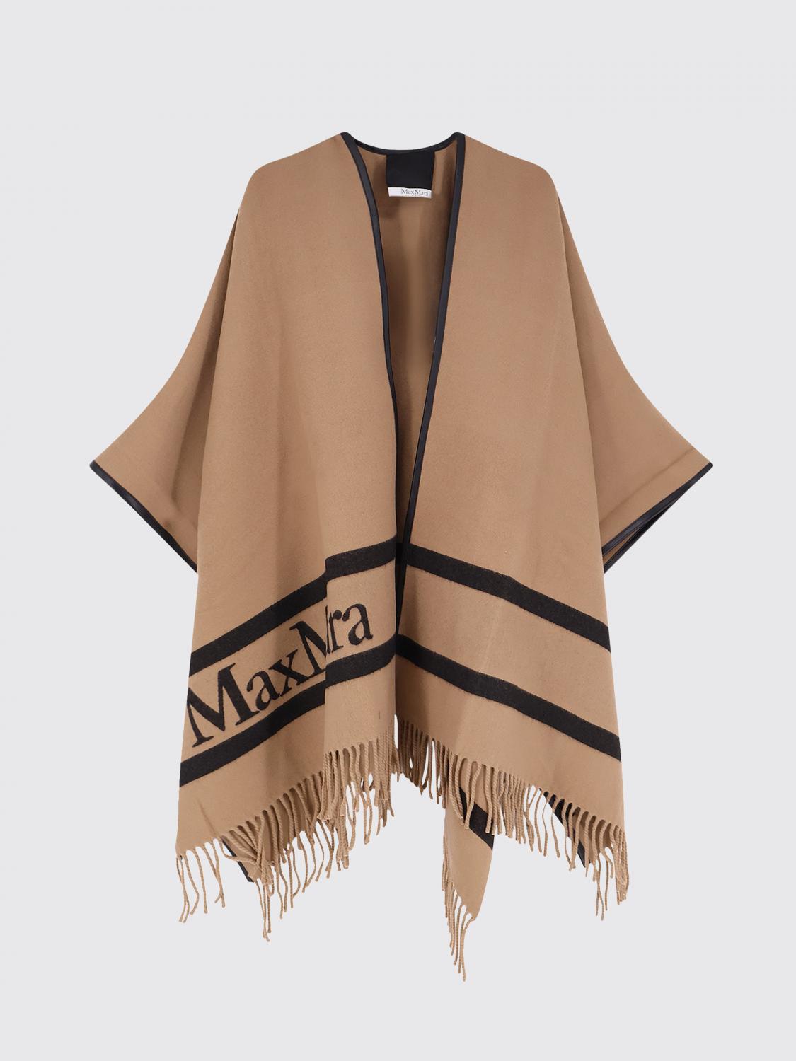 MAX MARA MANTELLA: Sciarpa donna Max Mara, Cammello - Img 2