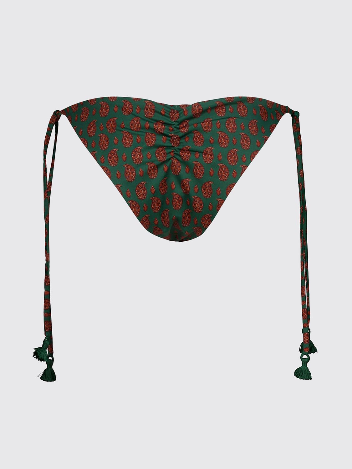 JOHANNA ORTIZ BADEMODE: Johanna Ortiz Bikini-Unterteil mit Paisley-Print und niedrigem Bund aus recyceltem Stoff, Nude - Img 3