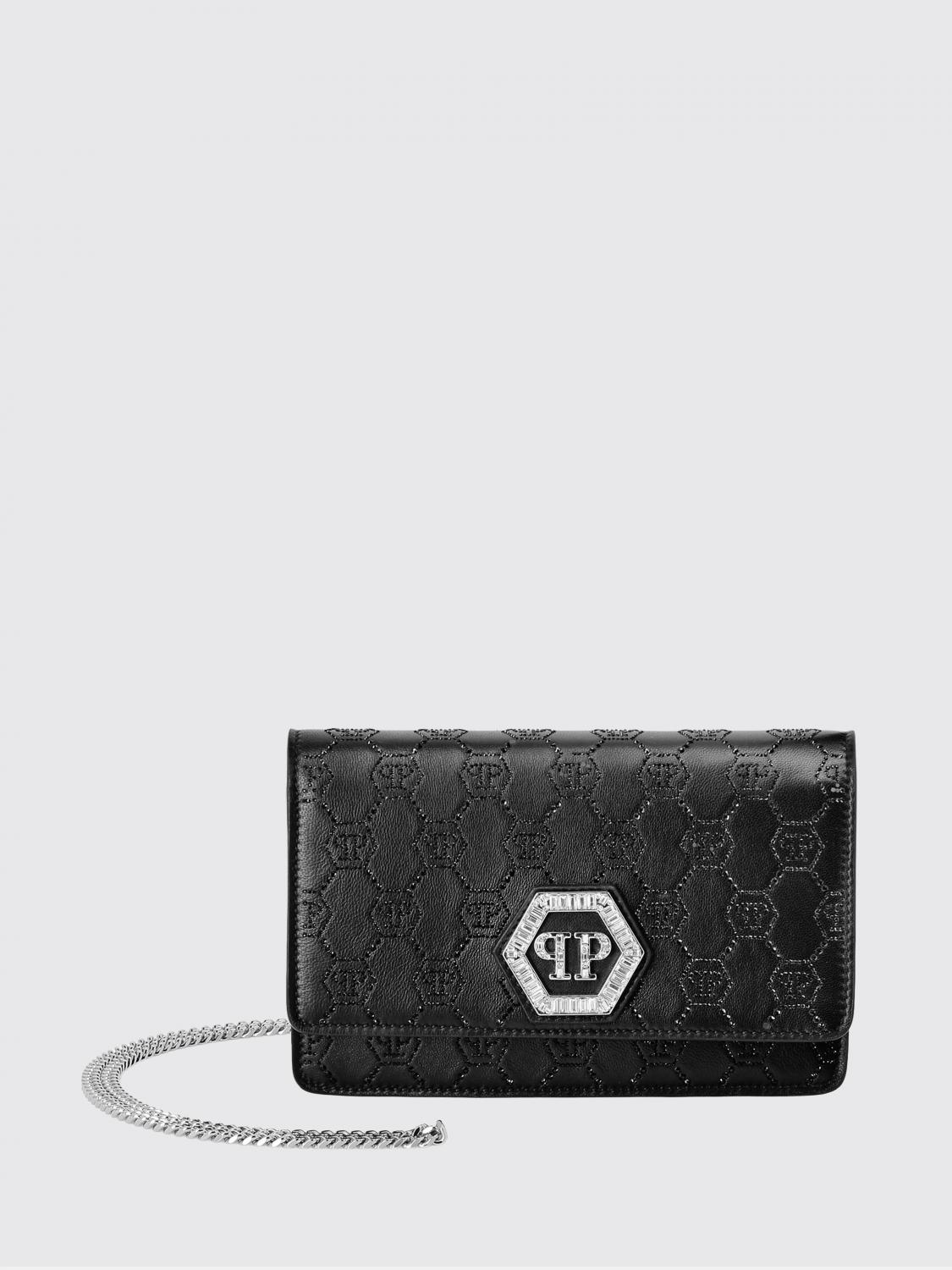 PHILIPP PLEIN CLUTCH: Clutch donna Philipp Plein, Nero - Img 1