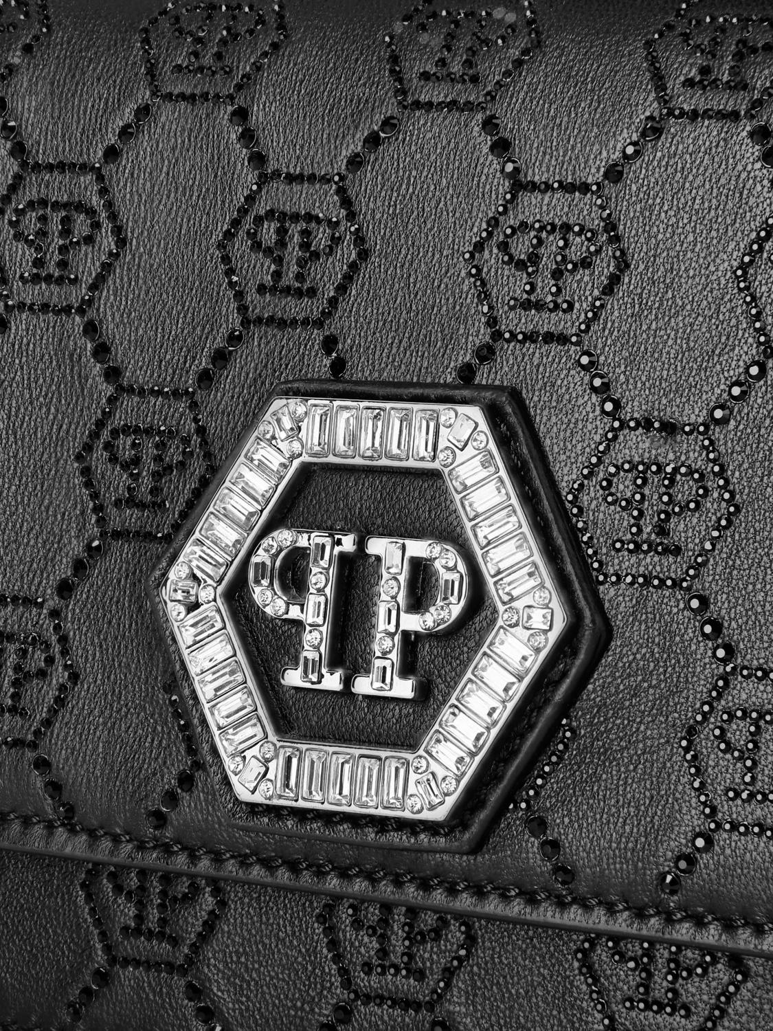 PHILIPP PLEIN CLUTCH: Clutch donna Philipp Plein, Nero - Img 4