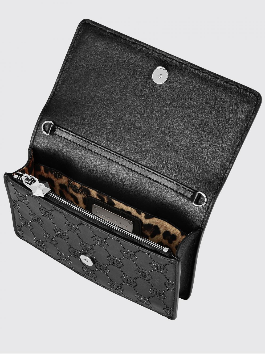PHILIPP PLEIN CLUTCH: Clutch donna Philipp Plein, Nero - Img 5