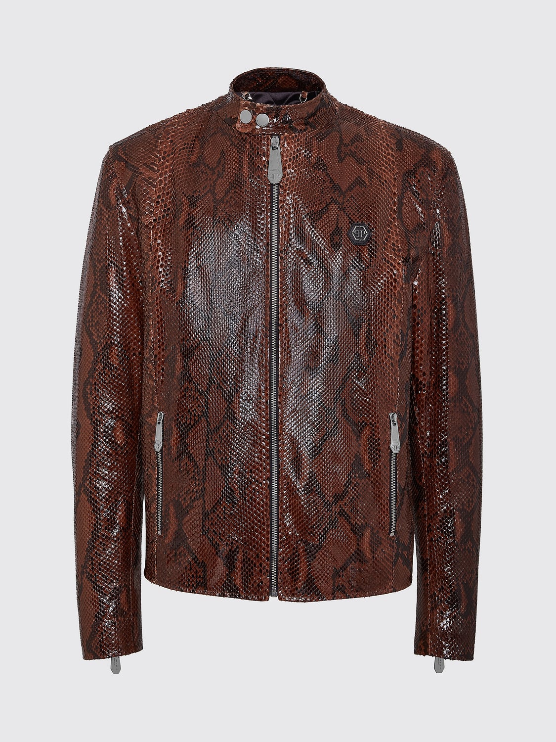PHILIPP PLEIN 재킷: 재킷 남성 Philipp Plein, 브라운 - Img 5