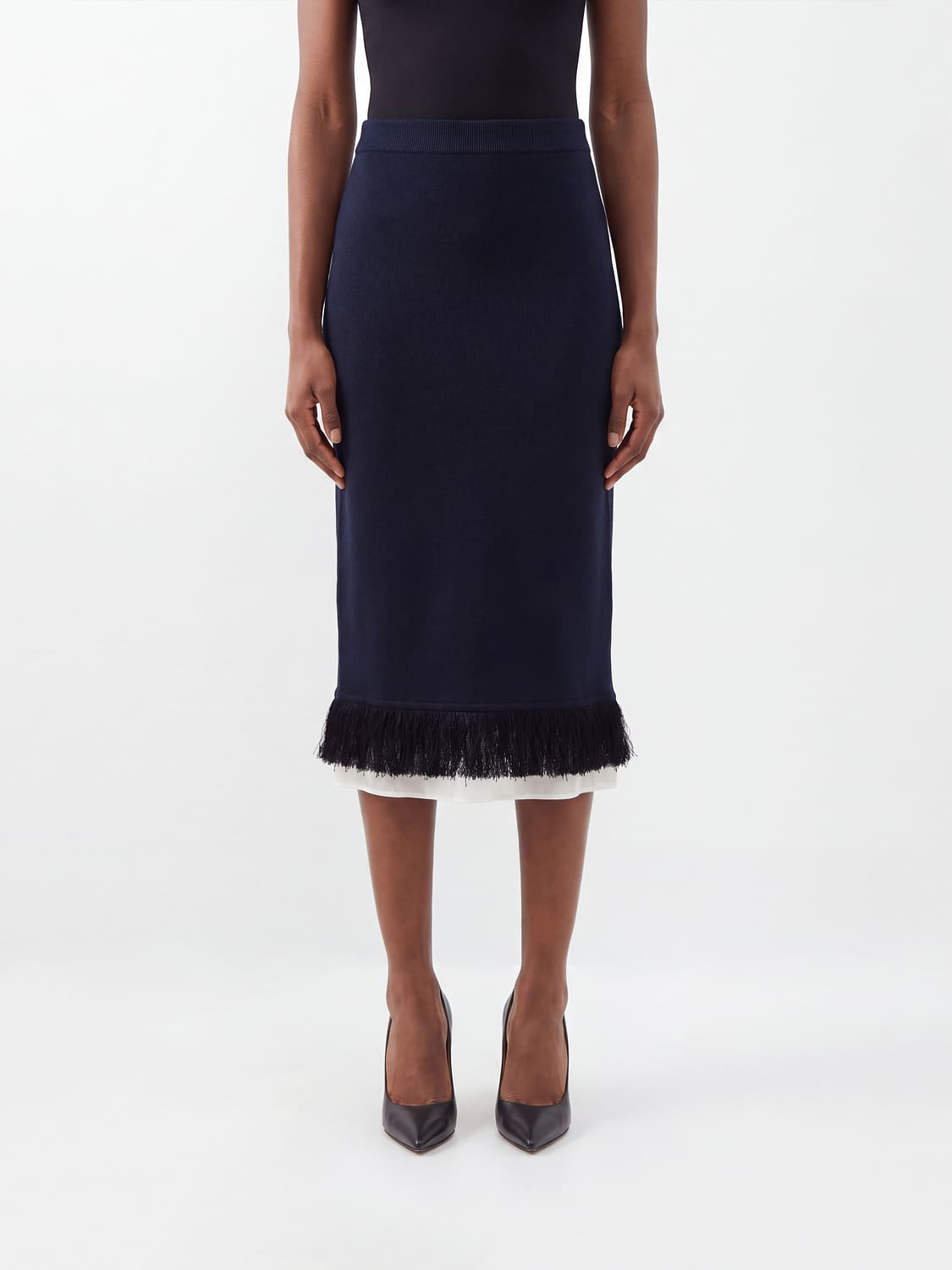 BOTTEGA VENETA FALDA: Falda mujer Bottega Veneta, Azul Oscuro - Img 1