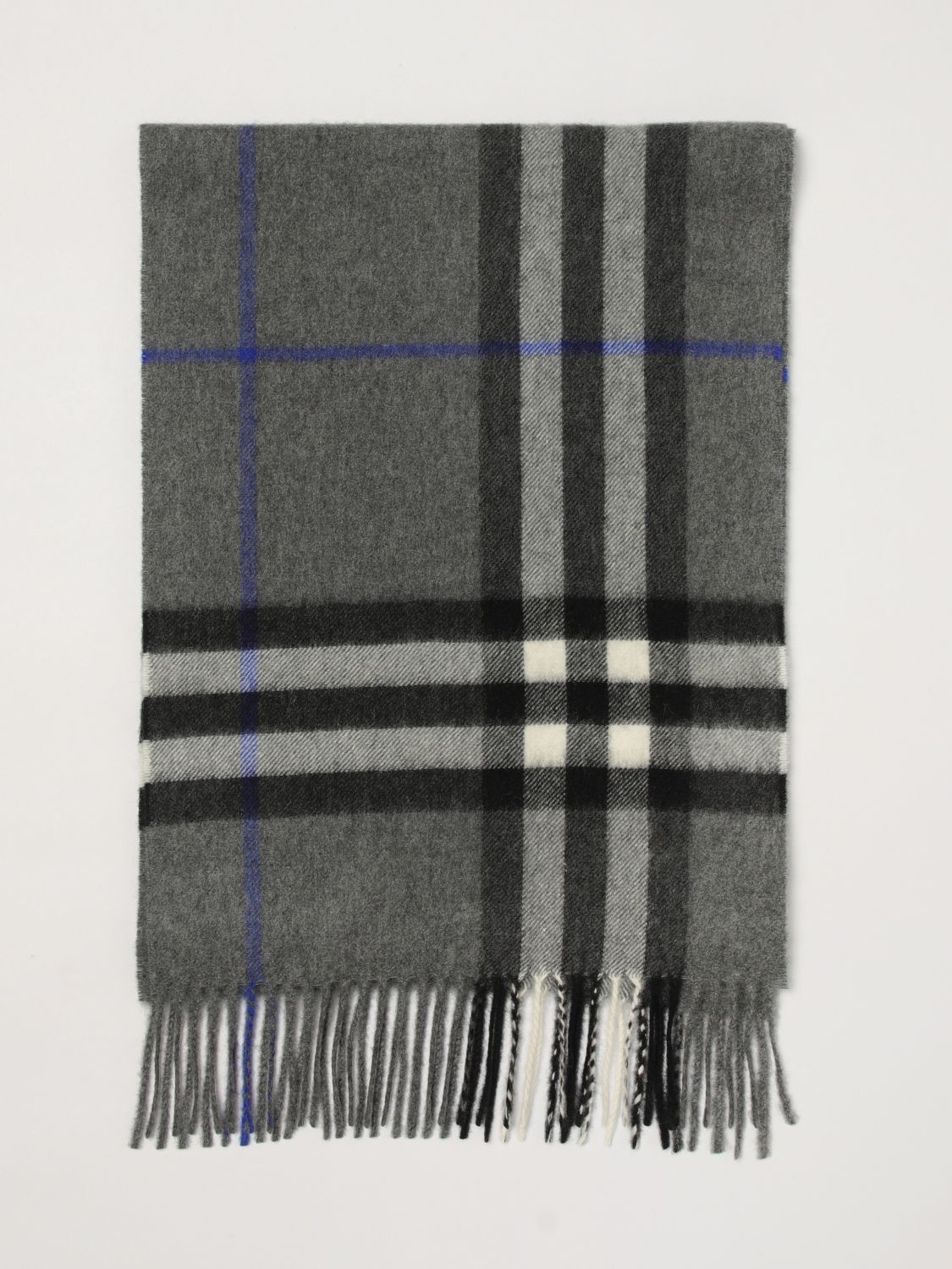 BURBERRY ÉCHARPE: Écharpe homme Burberry, Gris - Img 1