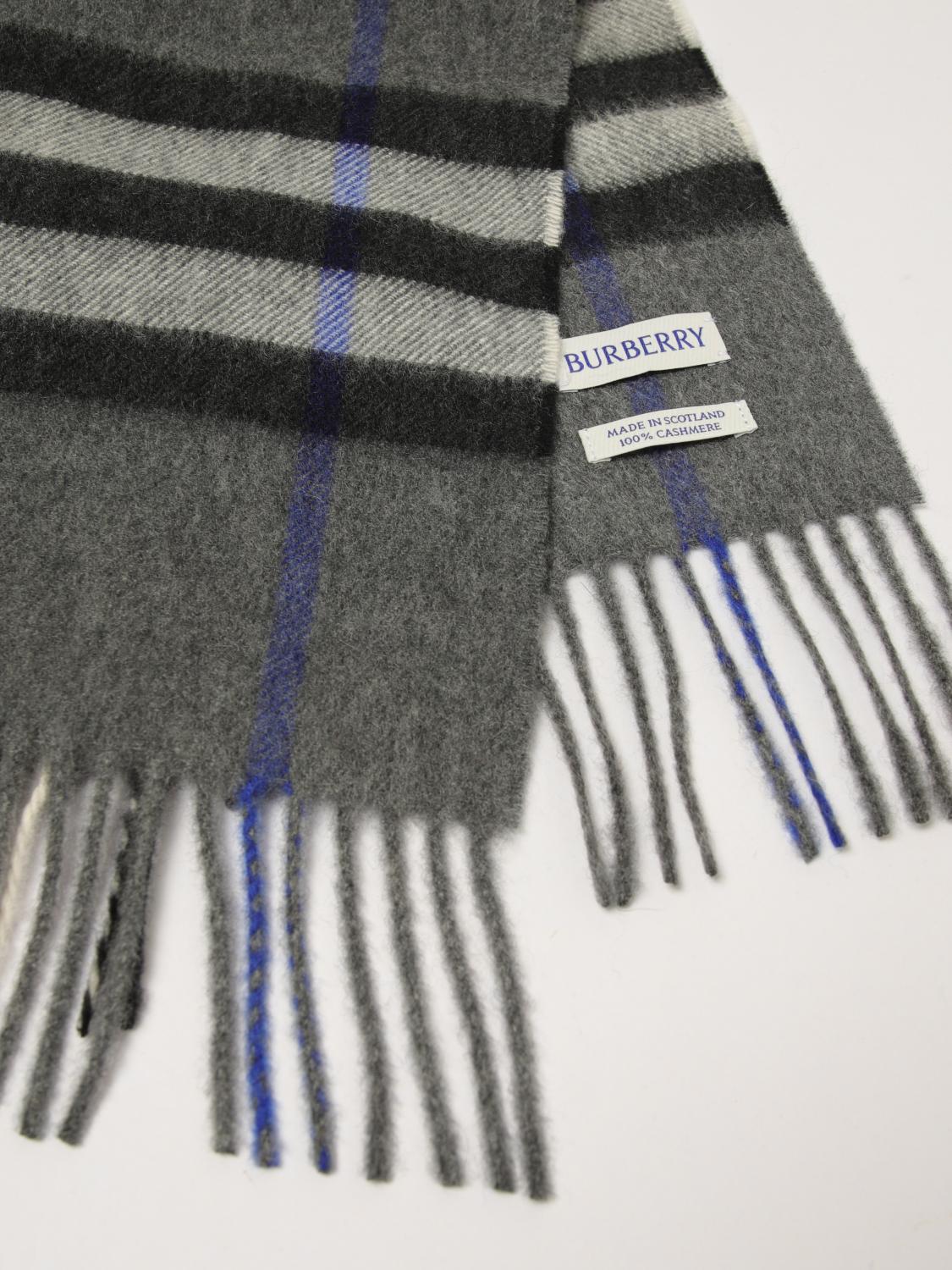 BURBERRY ÉCHARPE: Écharpe homme Burberry, Gris - Img 3