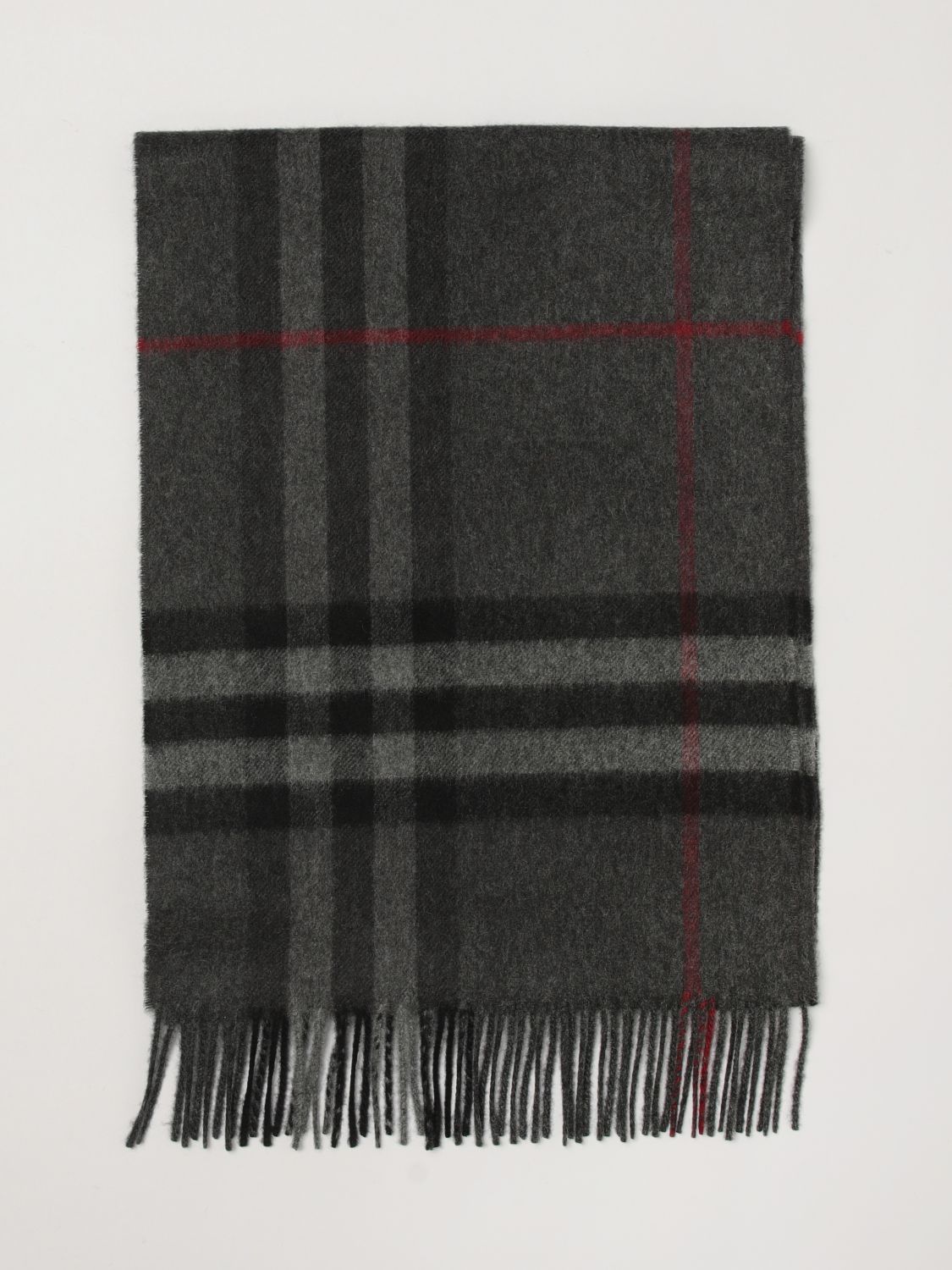 BURBERRY ÉCHARPE: Écharpe homme Burberry, Gris - Img 1
