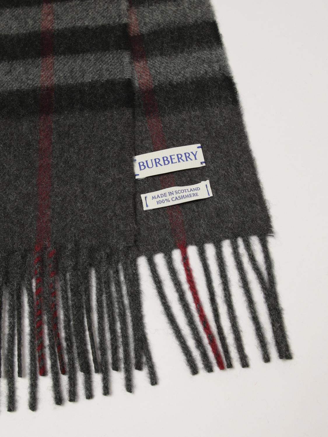 BURBERRY ÉCHARPE: Écharpe homme Burberry, Gris - Img 3