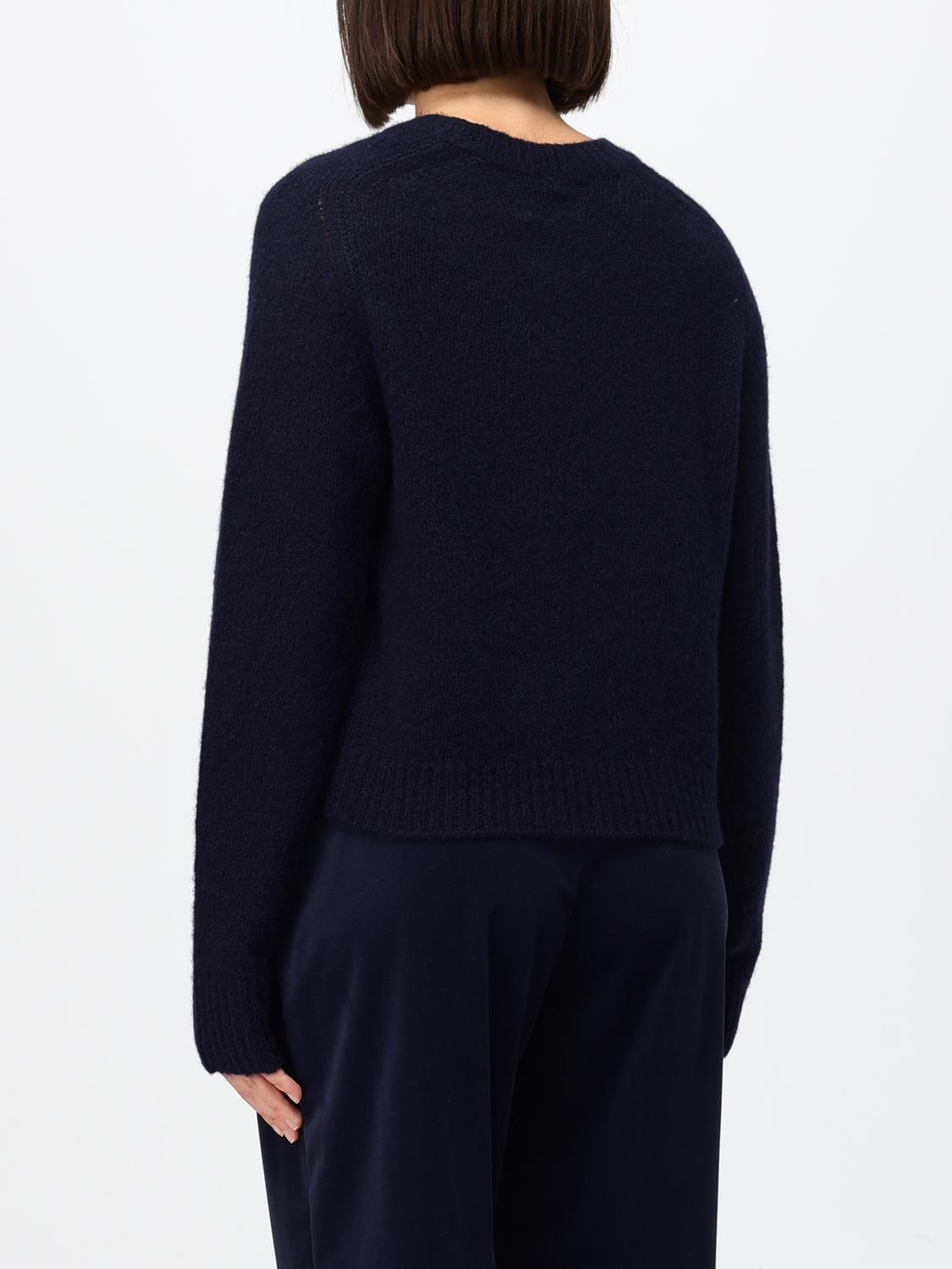 LISA YANG PULLOVER: Lisa Yang Pullover mit Rundhalsausschnitt aus Kaschmir-Seidenmischung und langen Ärmeln, Blau - Img 2