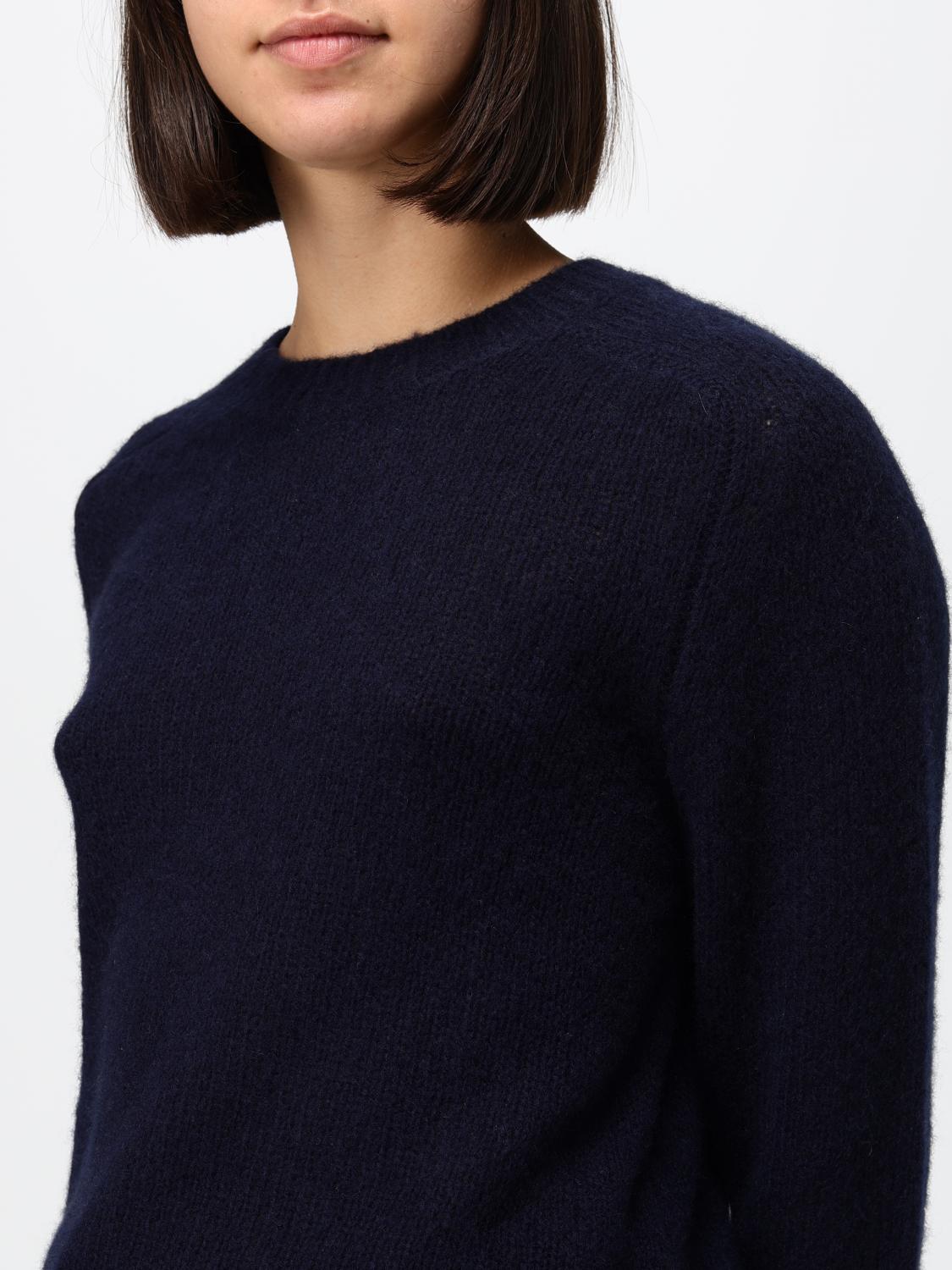 LISA YANG PULLOVER: Lisa Yang Pullover mit Rundhalsausschnitt aus Kaschmir-Seidenmischung und langen Ärmeln, Blau - Img 3