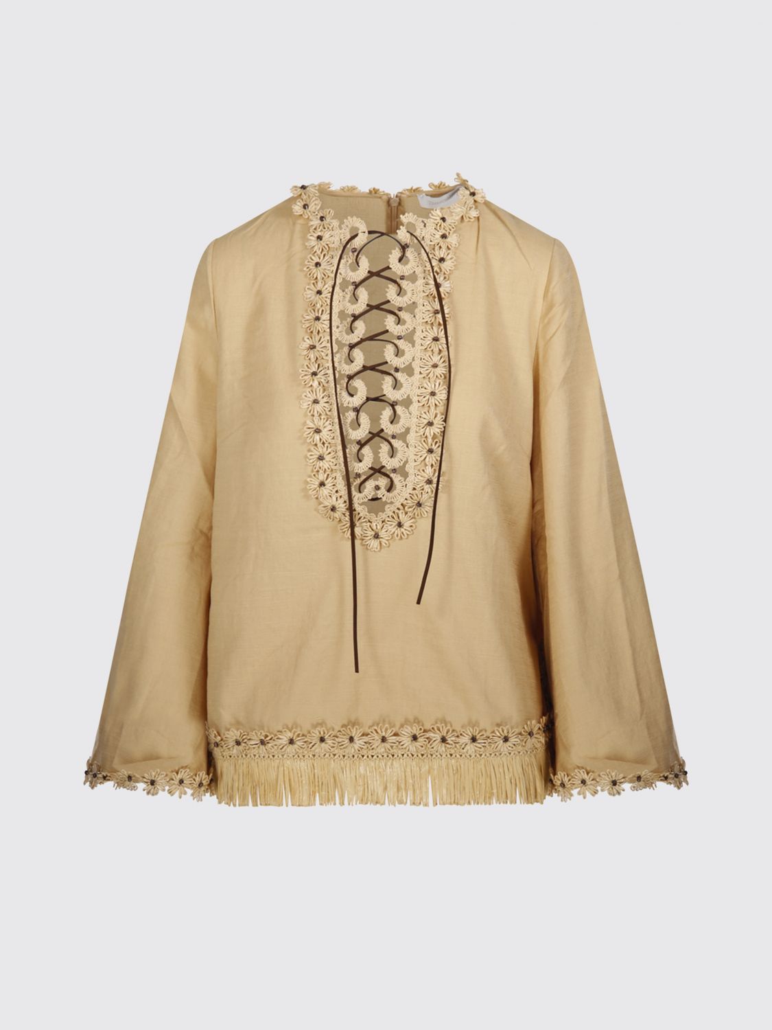 ZIMMERMANN TOP: Top mujer Zimmermann, Beige - Img 2