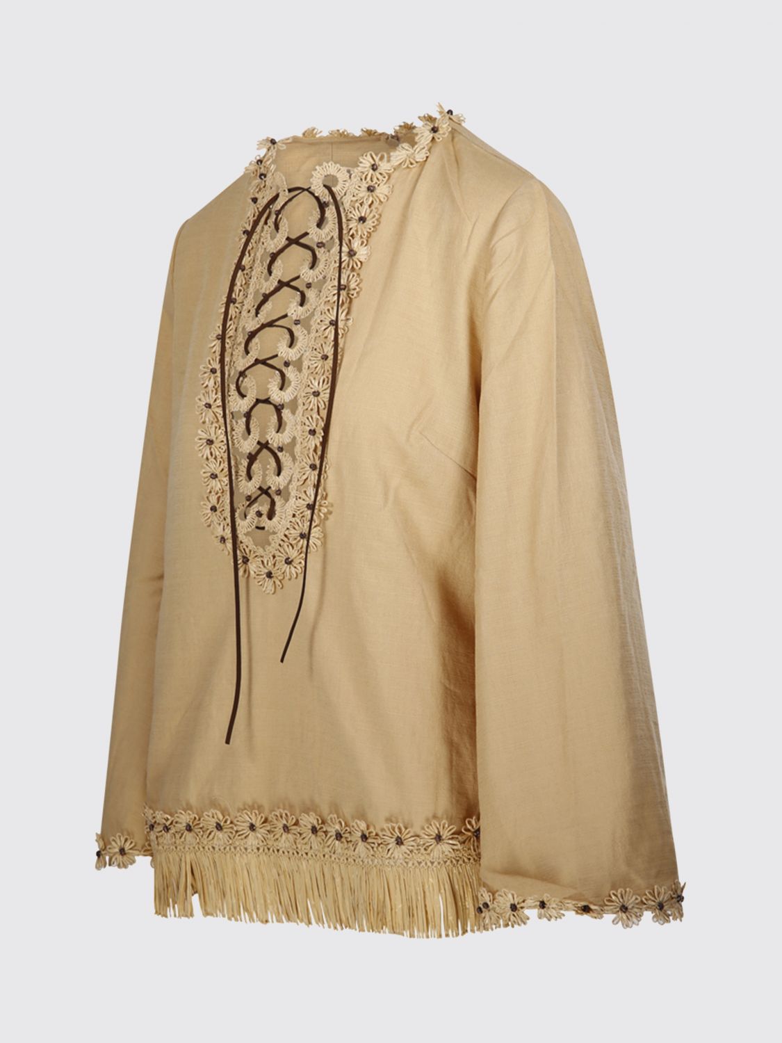 ZIMMERMANN TOP: Top mujer Zimmermann, Beige - Img 4