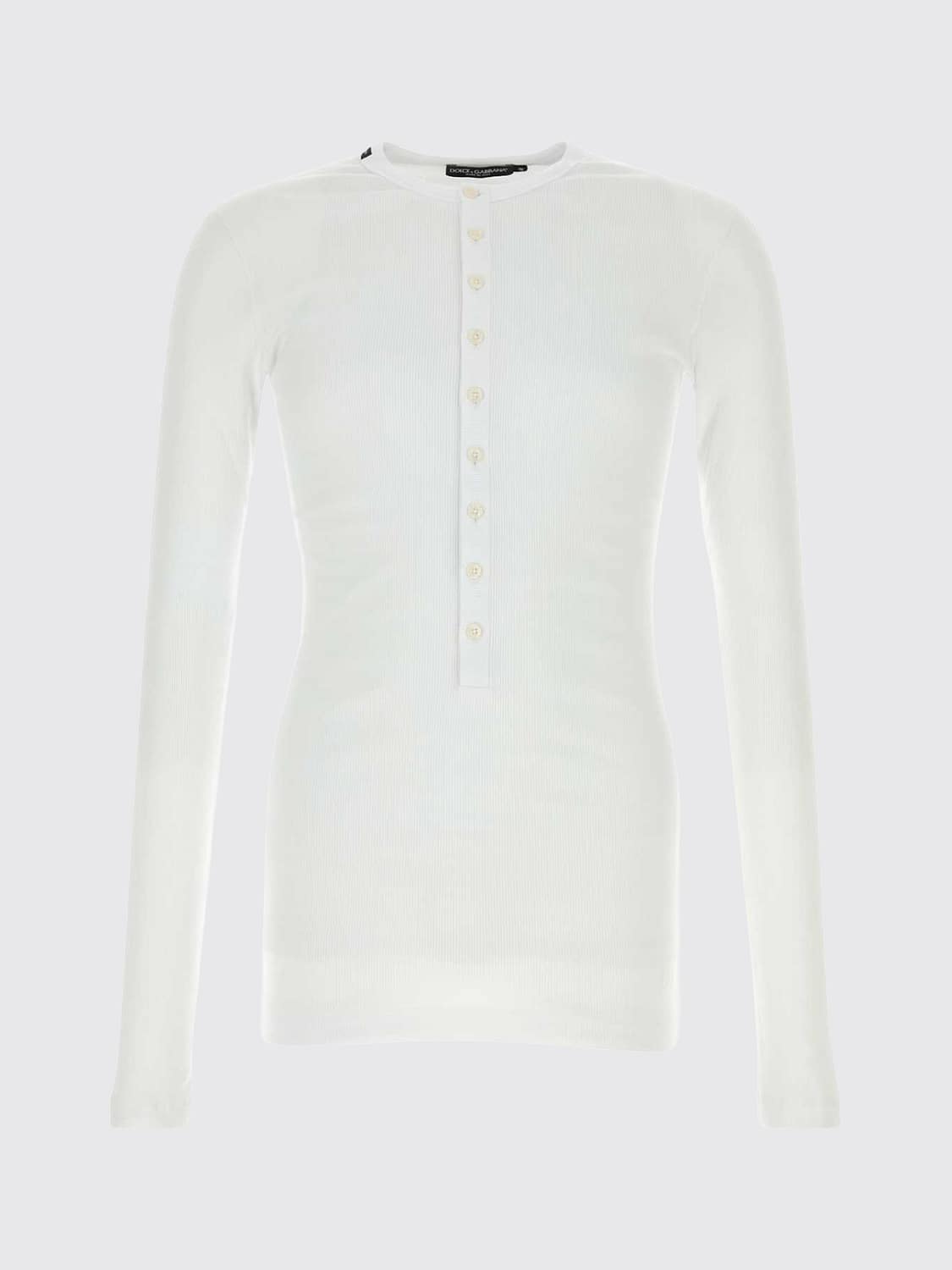 DOLCE & GABBANA PULLOVER: Pullover herren Dolce & Gabbana, Weiß - Img 1