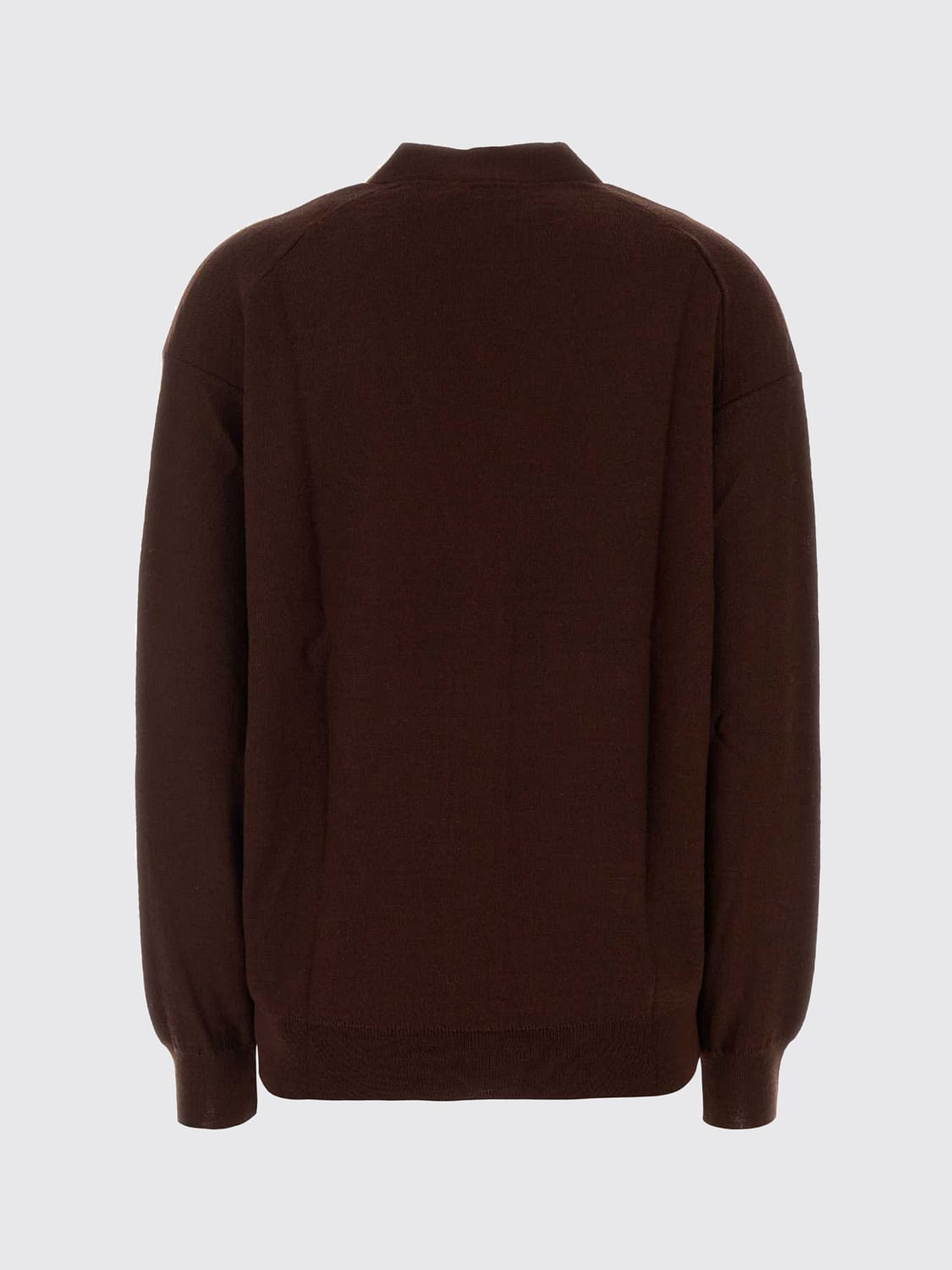 LEMAIRE PULLOVER: Locker geschnittener Cardigan von Lemaire aus Wollmischung mit V-Ausschnitt und Knöpfen, Beige - Img 3