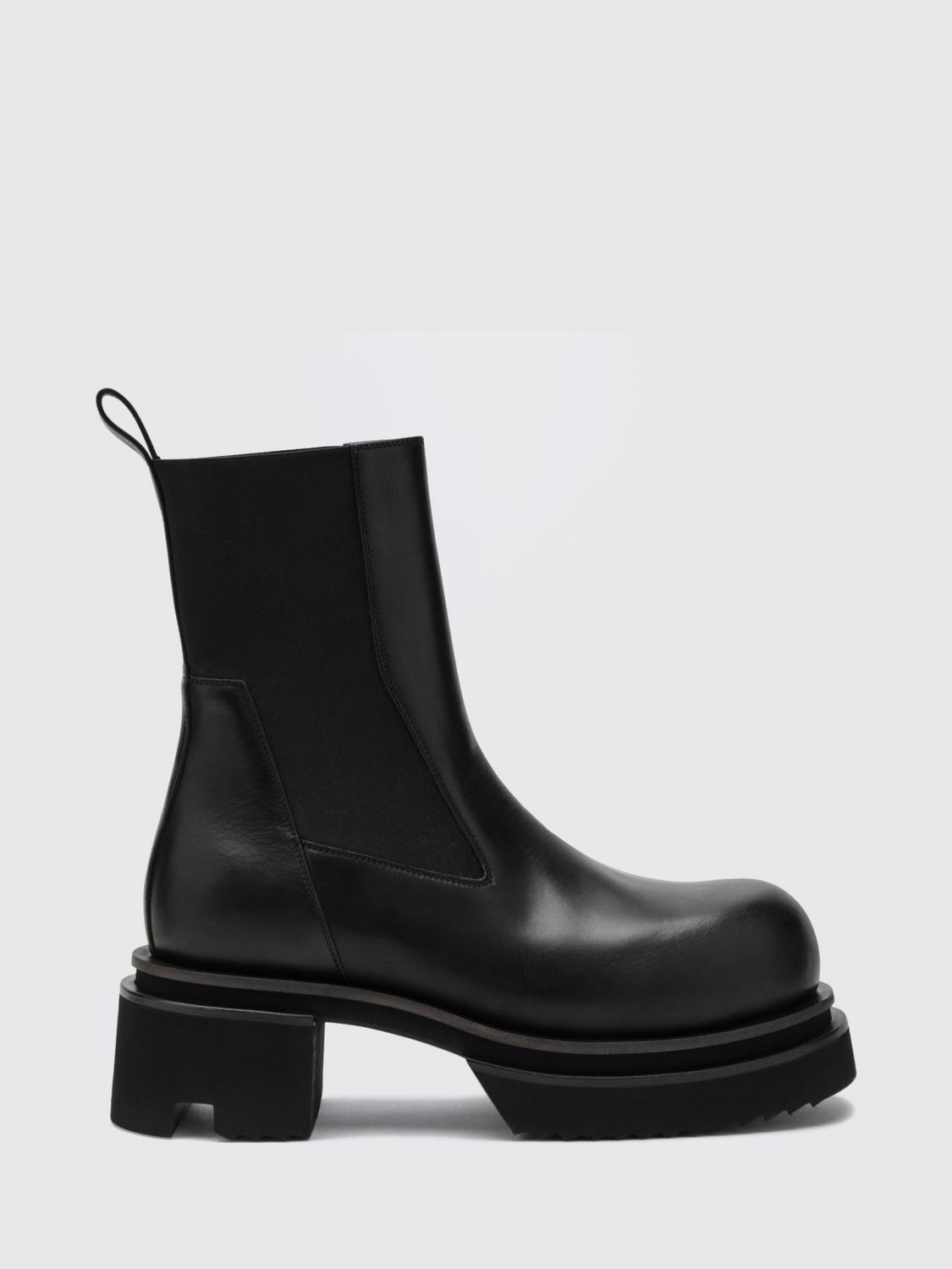 RICK OWENS 부츠: 부츠 남성 Rick Owens, 블랙 - Img 1