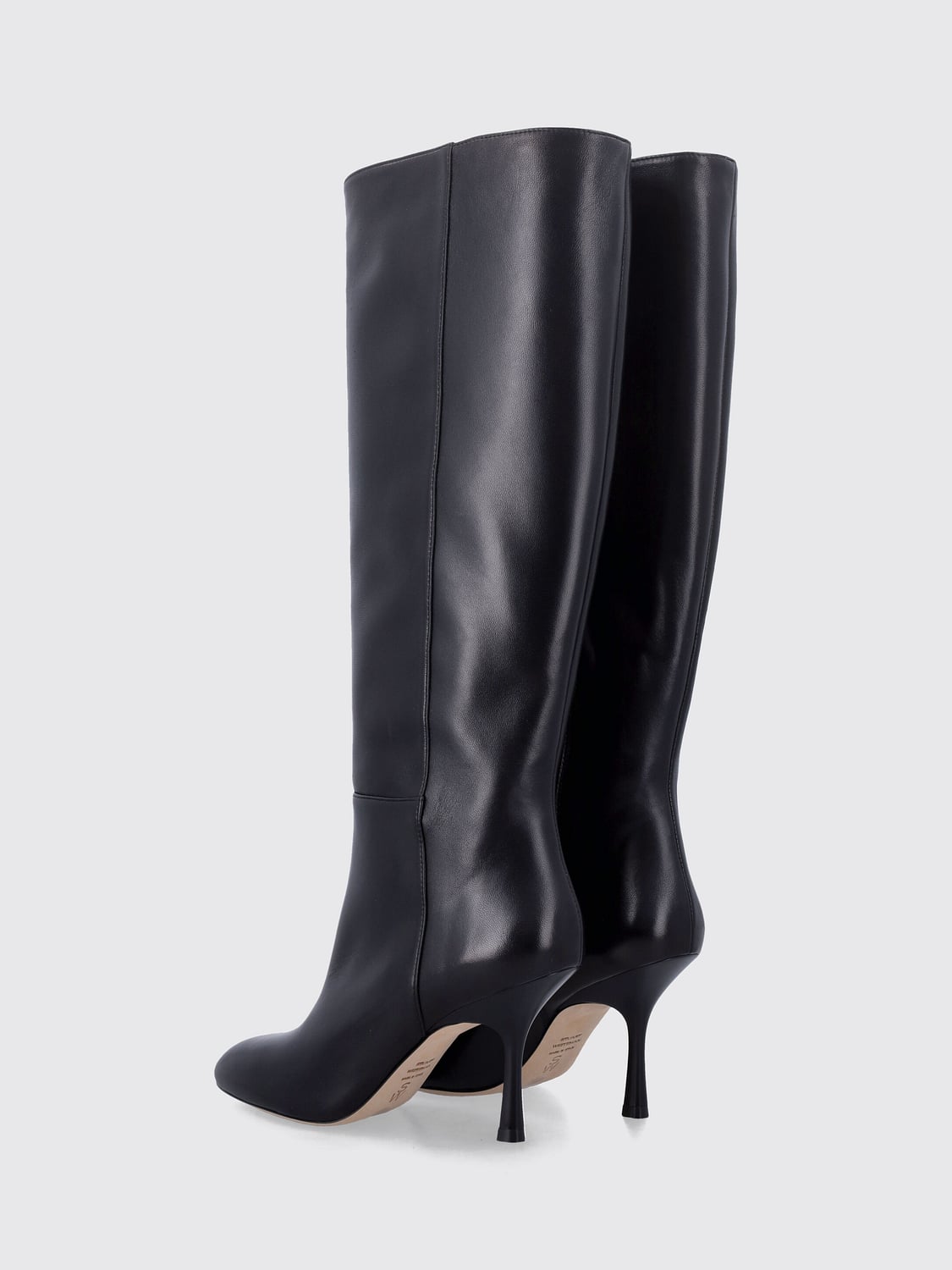 STUART WEITZMAN BOTAS: Botas altas Madison Stuart Weitzman de napa con tacón alto, Negro - Img 3